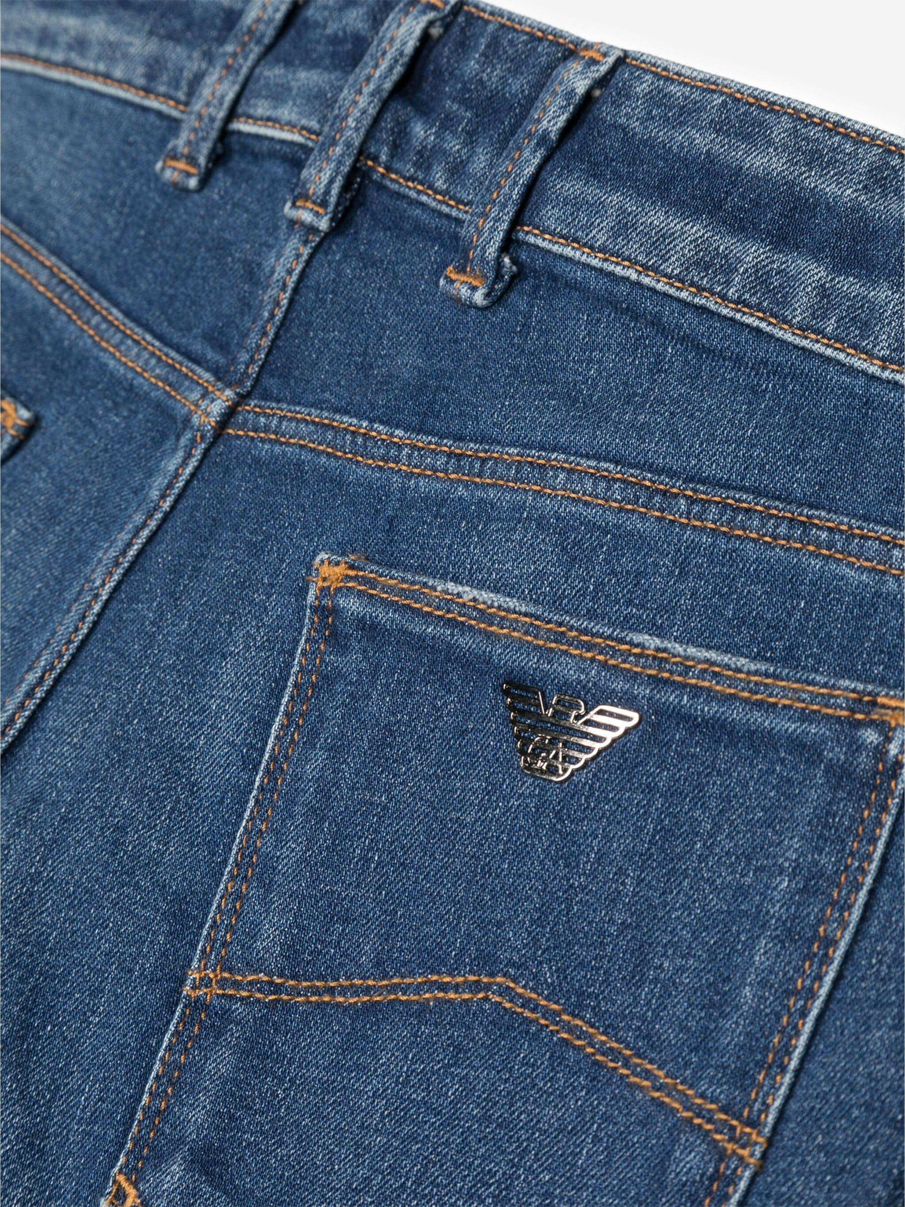 Emporio Armani Boys Skinny Jeans in Blue