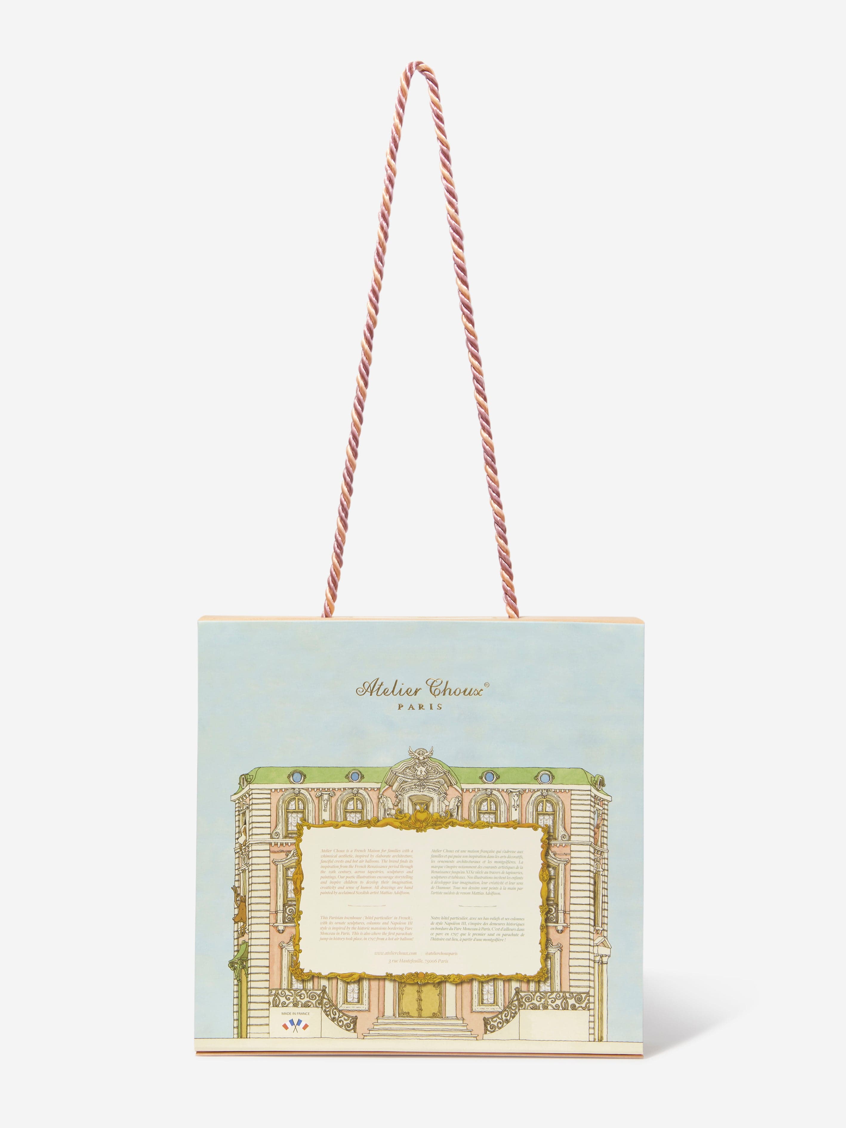 Atelier Choux Baby New Versailles Swaddle in White