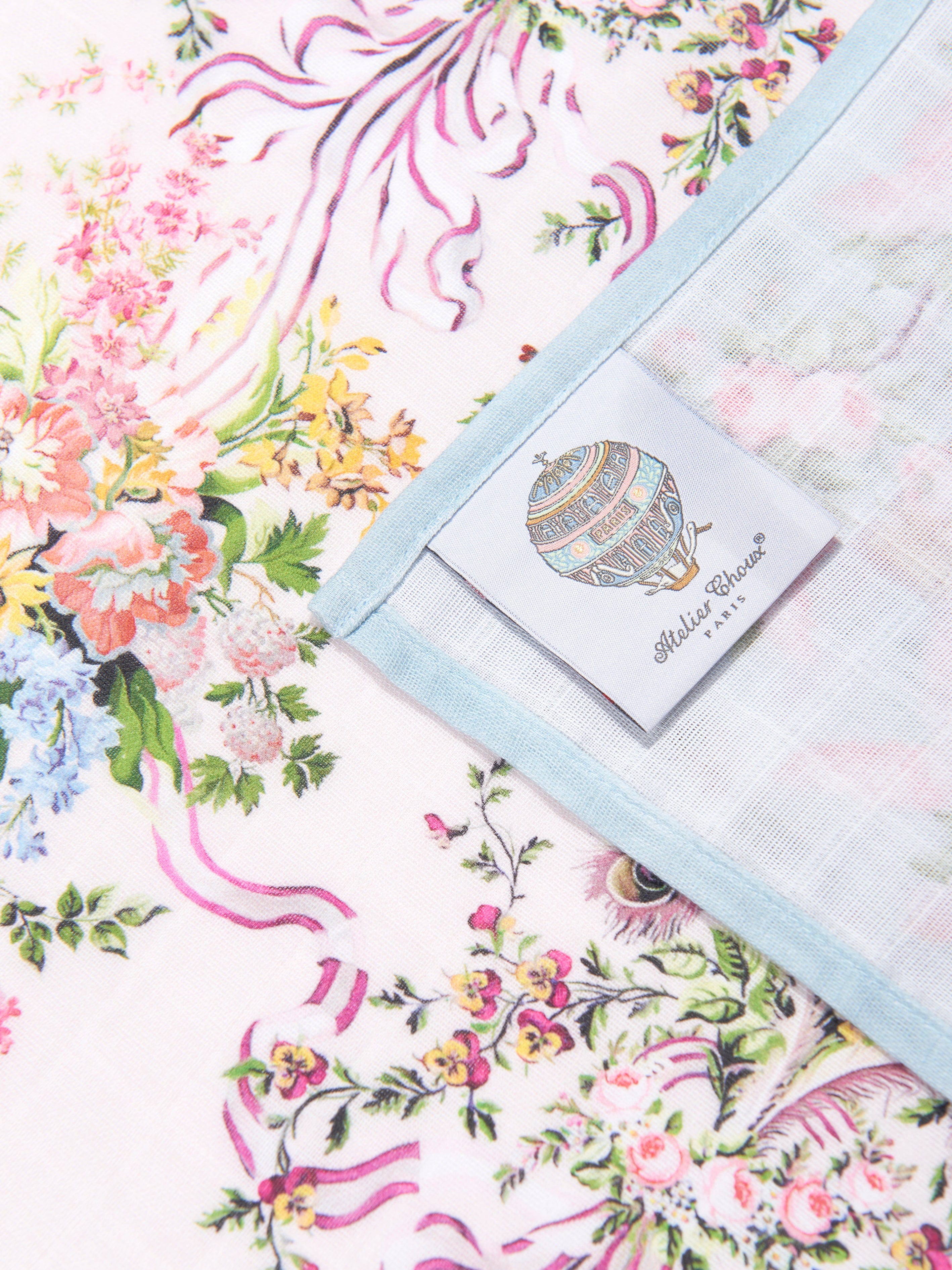 Atelier Choux Baby Marie Antoinette Swaddle in Pink (100cm)