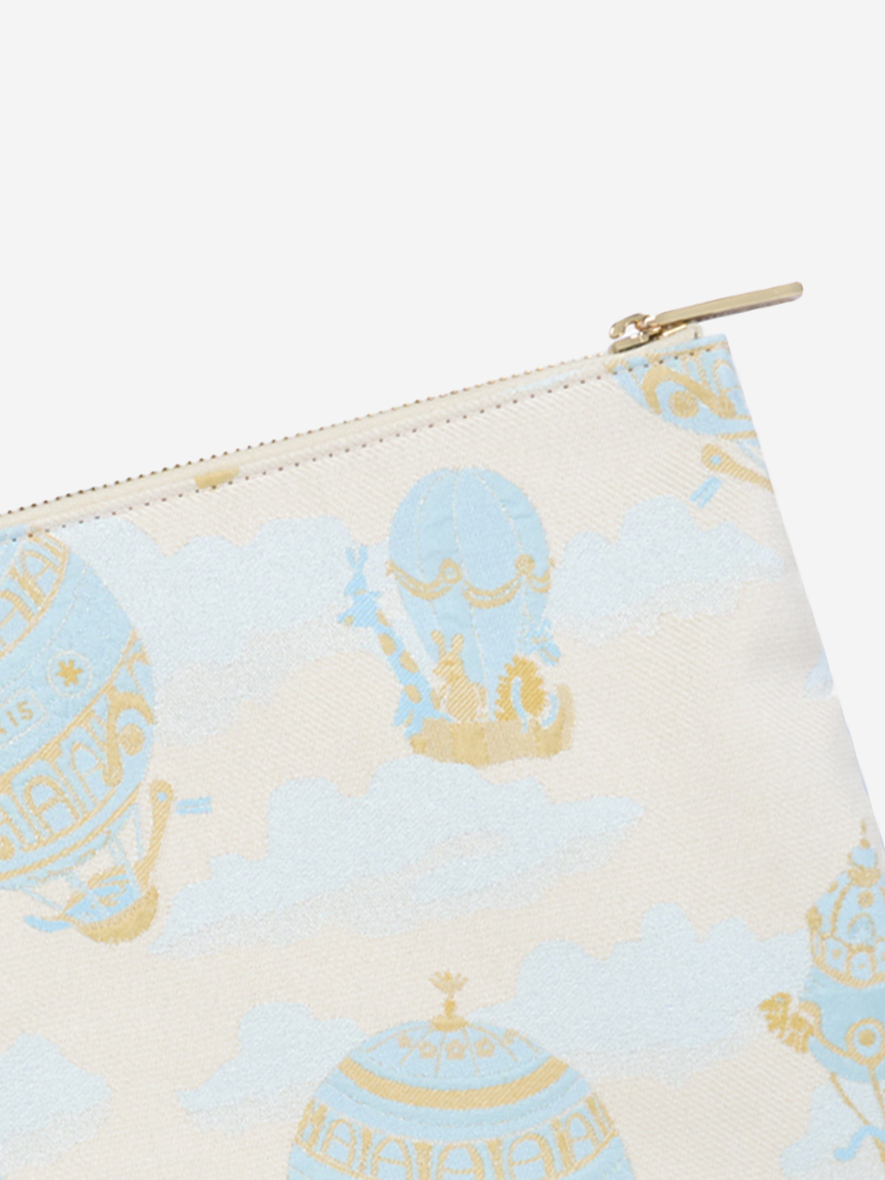 Atelier Choux Baby Boys Hot Air Balloons Pouch in Blue (31cm)