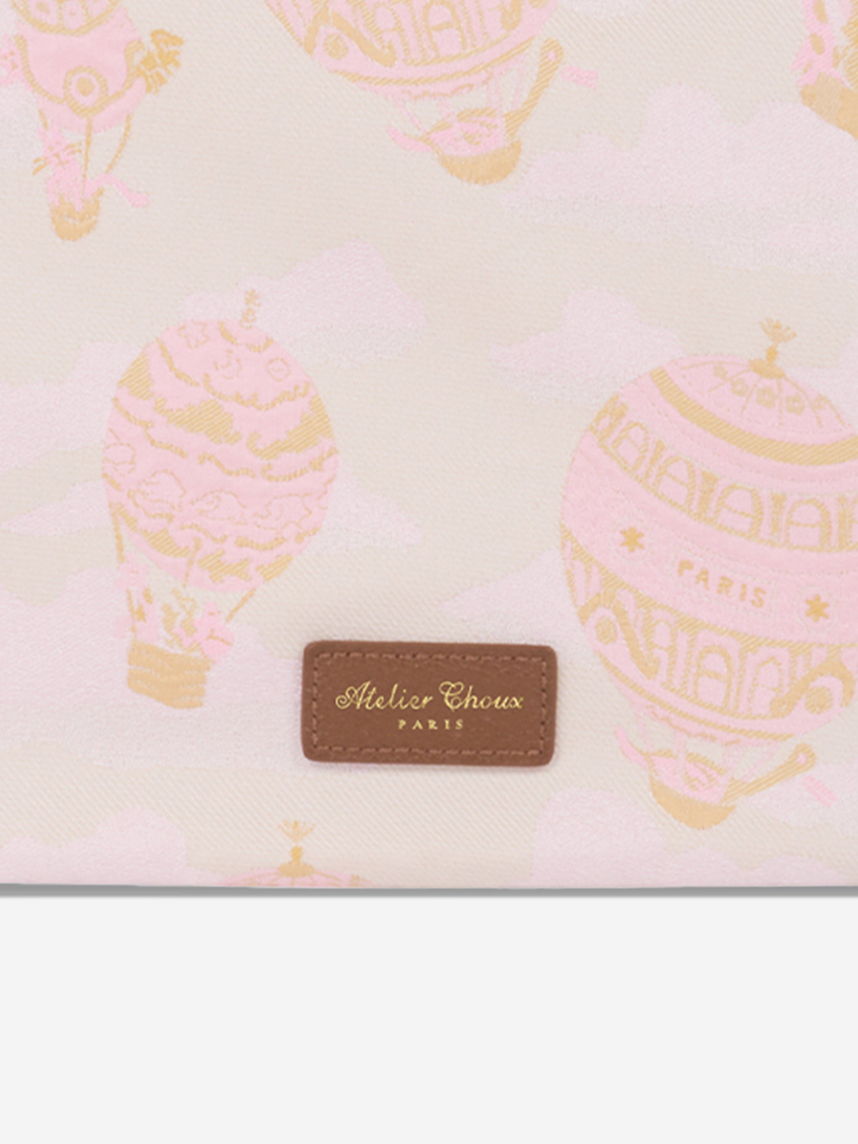 Atelier Choux Baby Girls Hot Air Balloon Pouch in Pink (31cm)