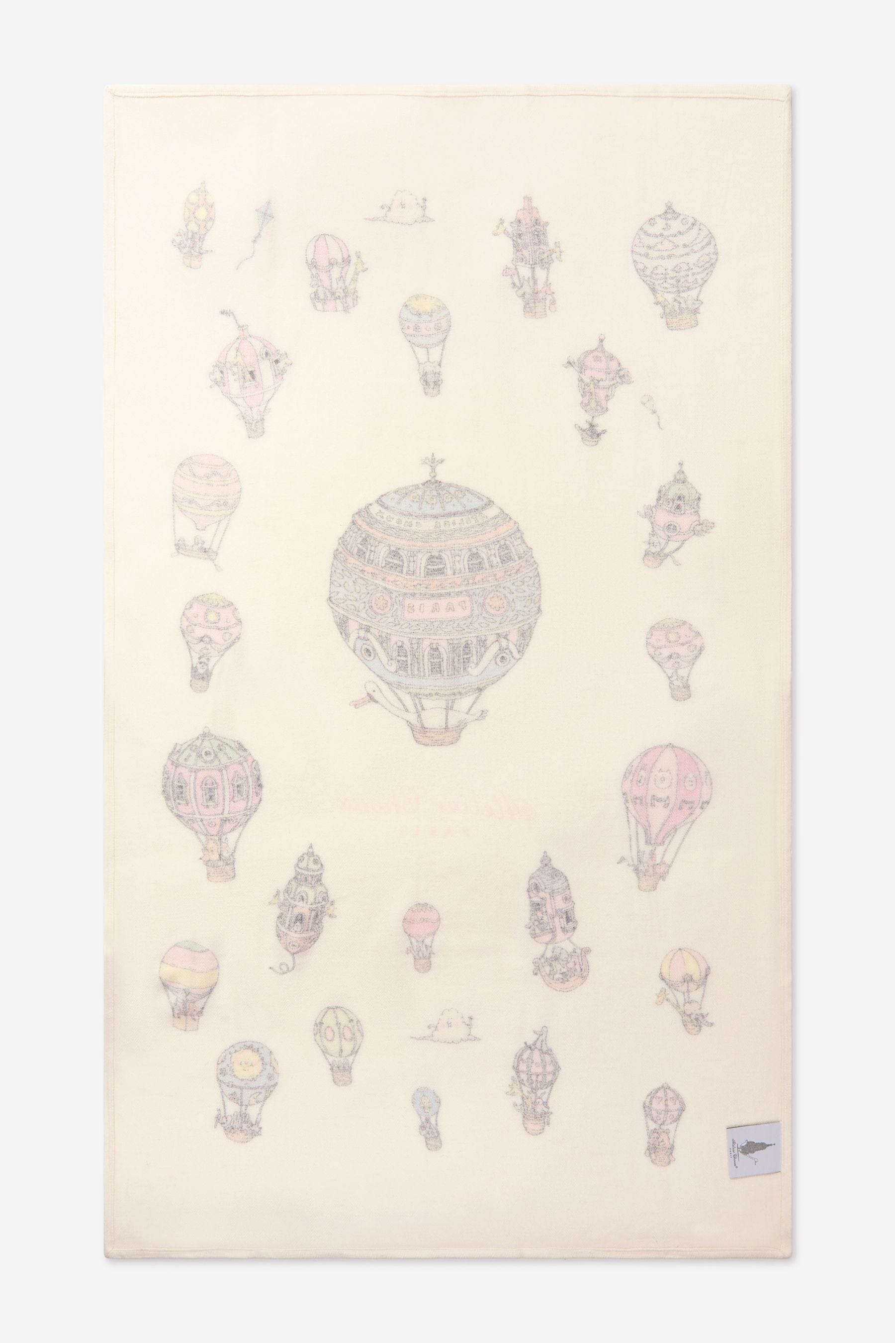 Atelier Choux Baby Hot Air Balloons Cashmere Blanket