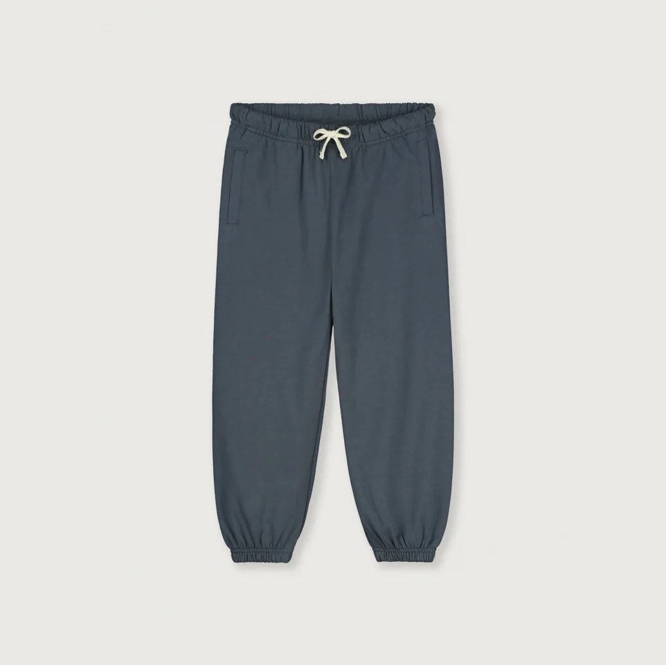 Boys & Girls Blue Grey Cotton Trousers