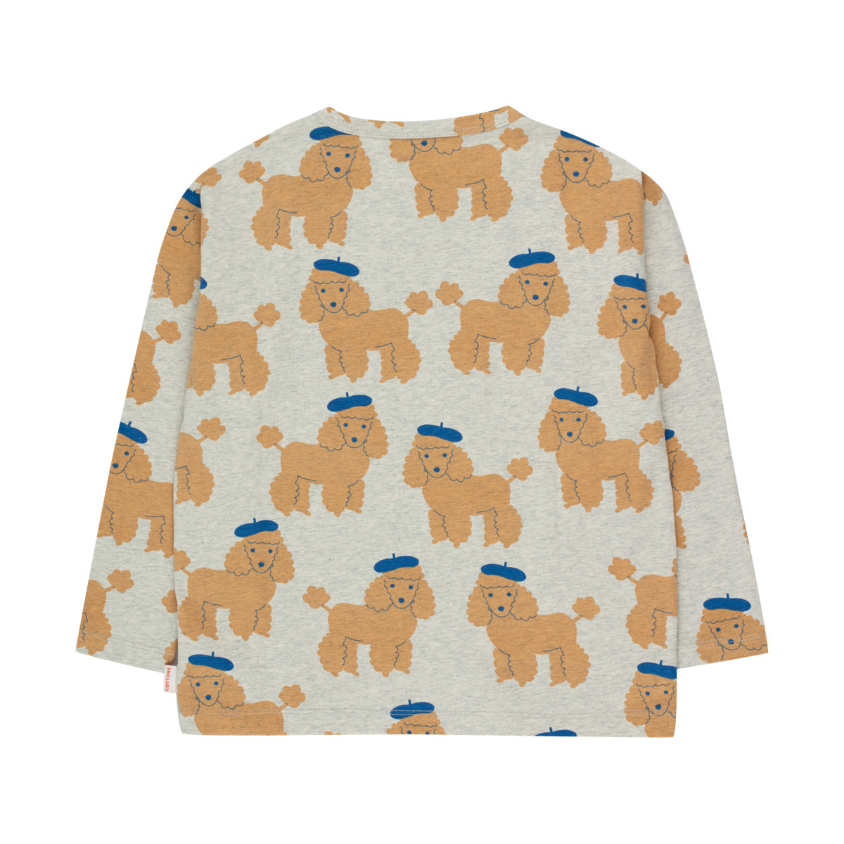 Boys & Girls Grey Printed Cotton T-Shirt