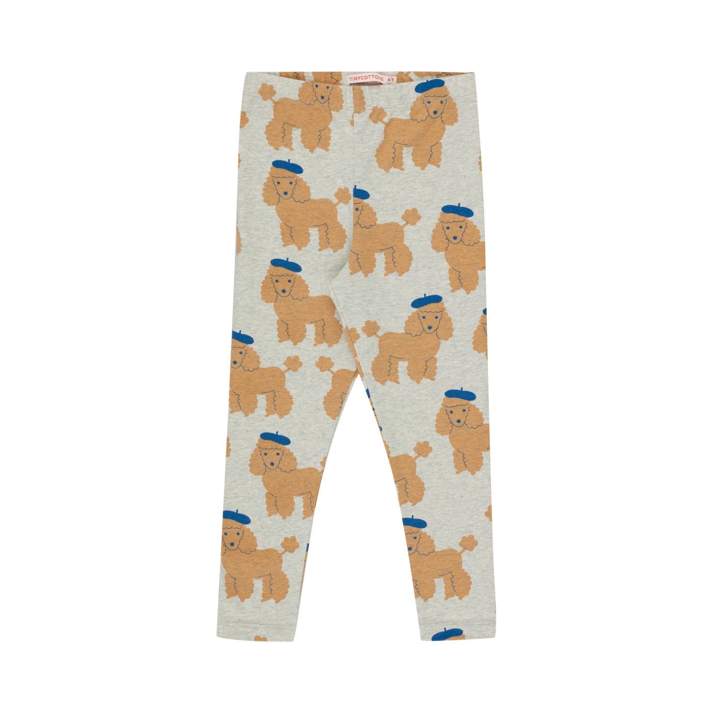 Boys & Girls Grey Printed Cotton Leggings