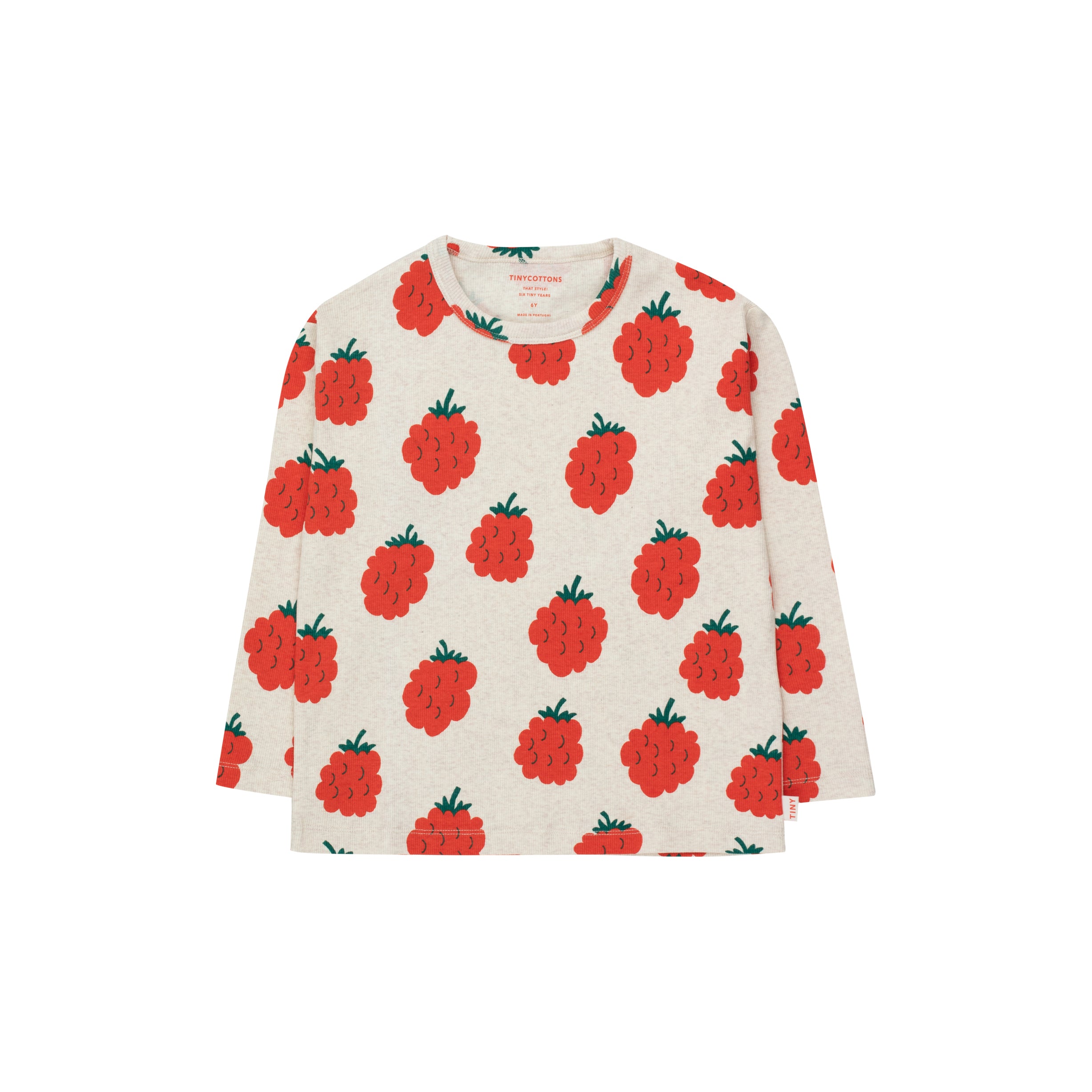 Boys & Girls White Printed Cotton T-Shirt