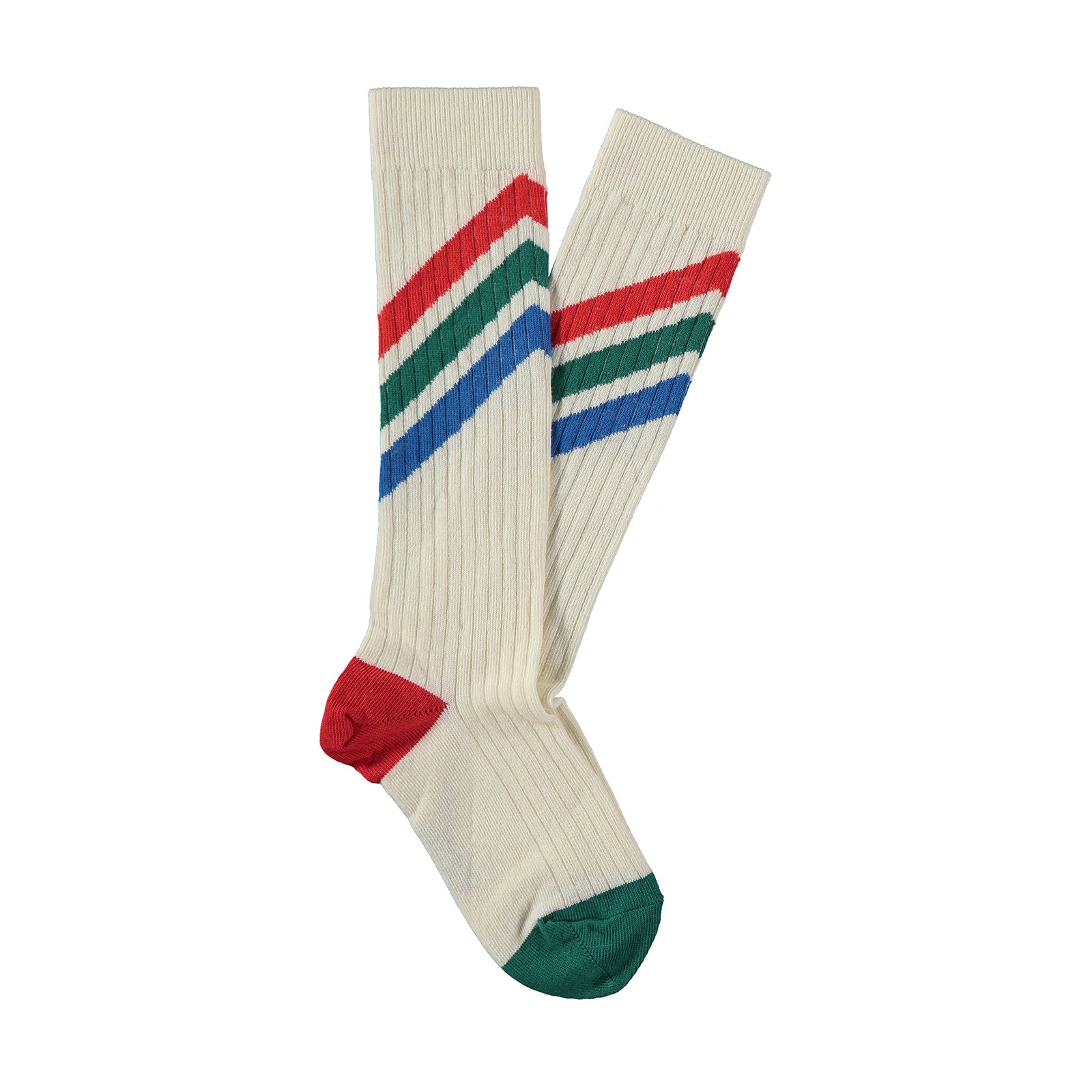 Boys & Girls White Stripes Cotton Socks