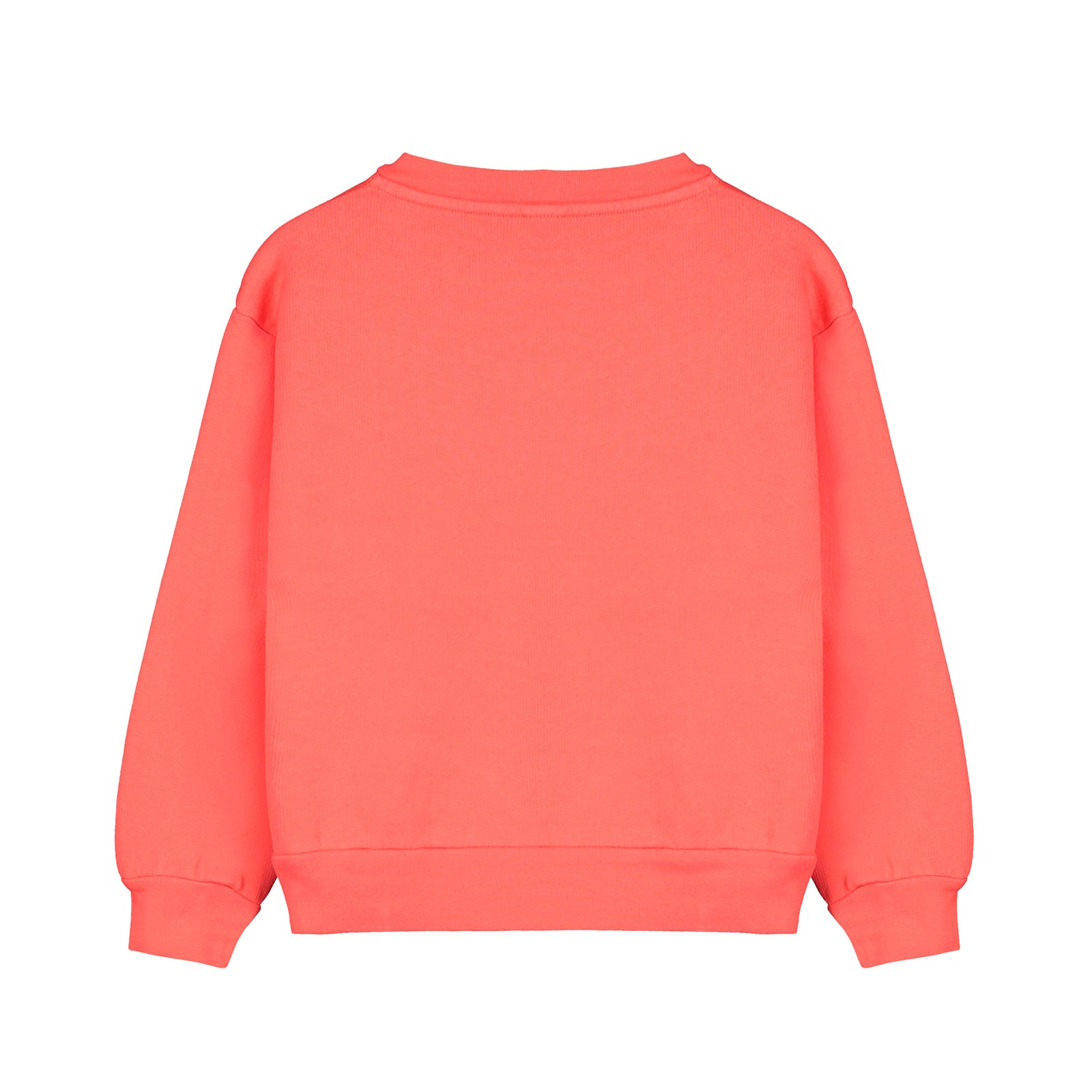 Boys & Girls Red Logo Cotton Sweatshirt