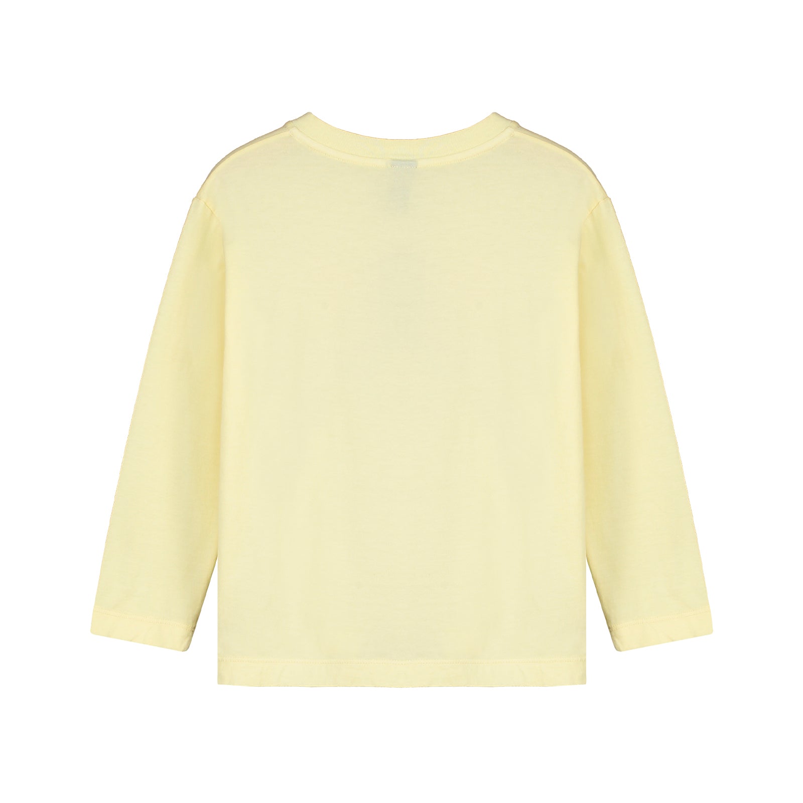 Boys & Girls Yellow Logo Cotton T-Shirt