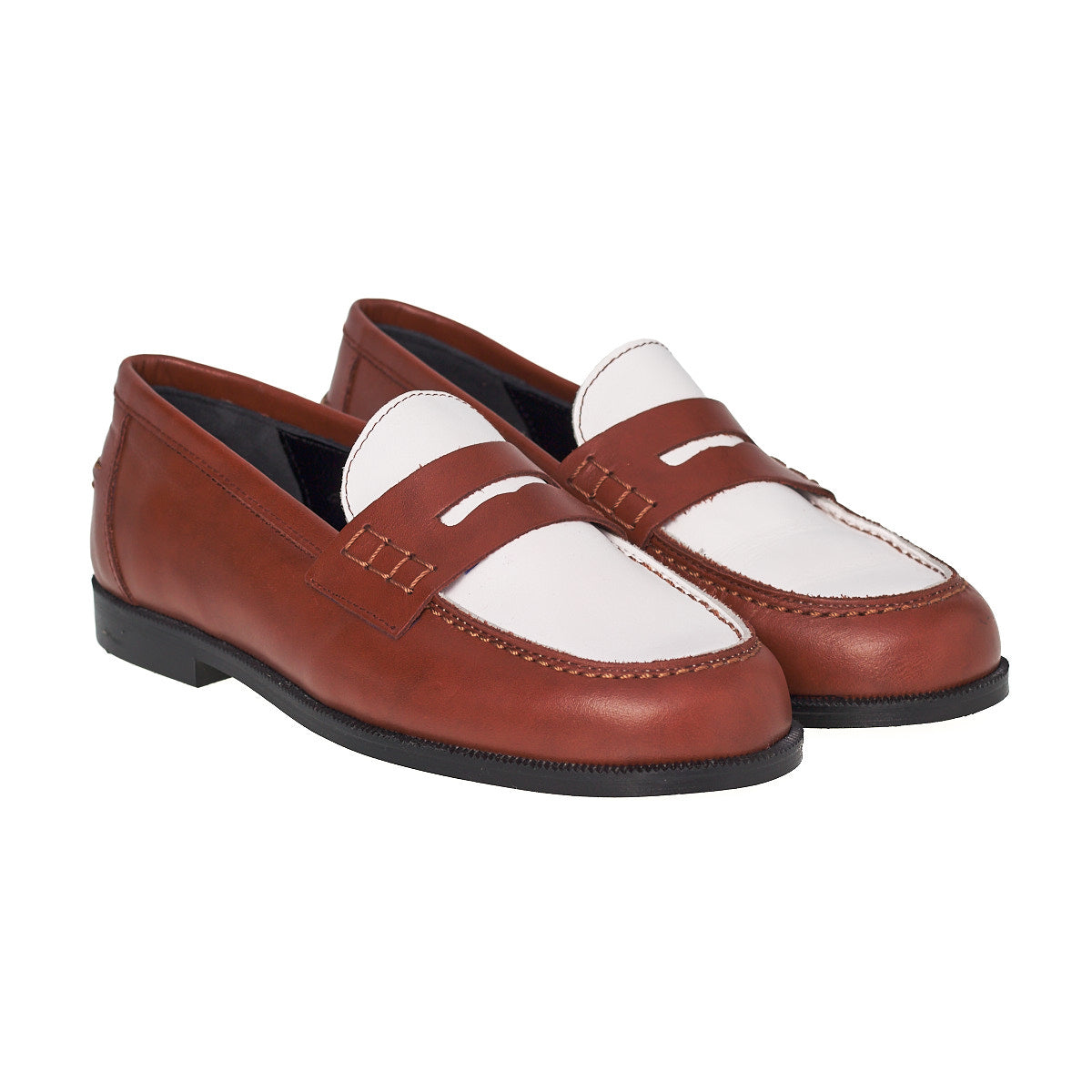 Girls Wine Red Loafer Shoes
