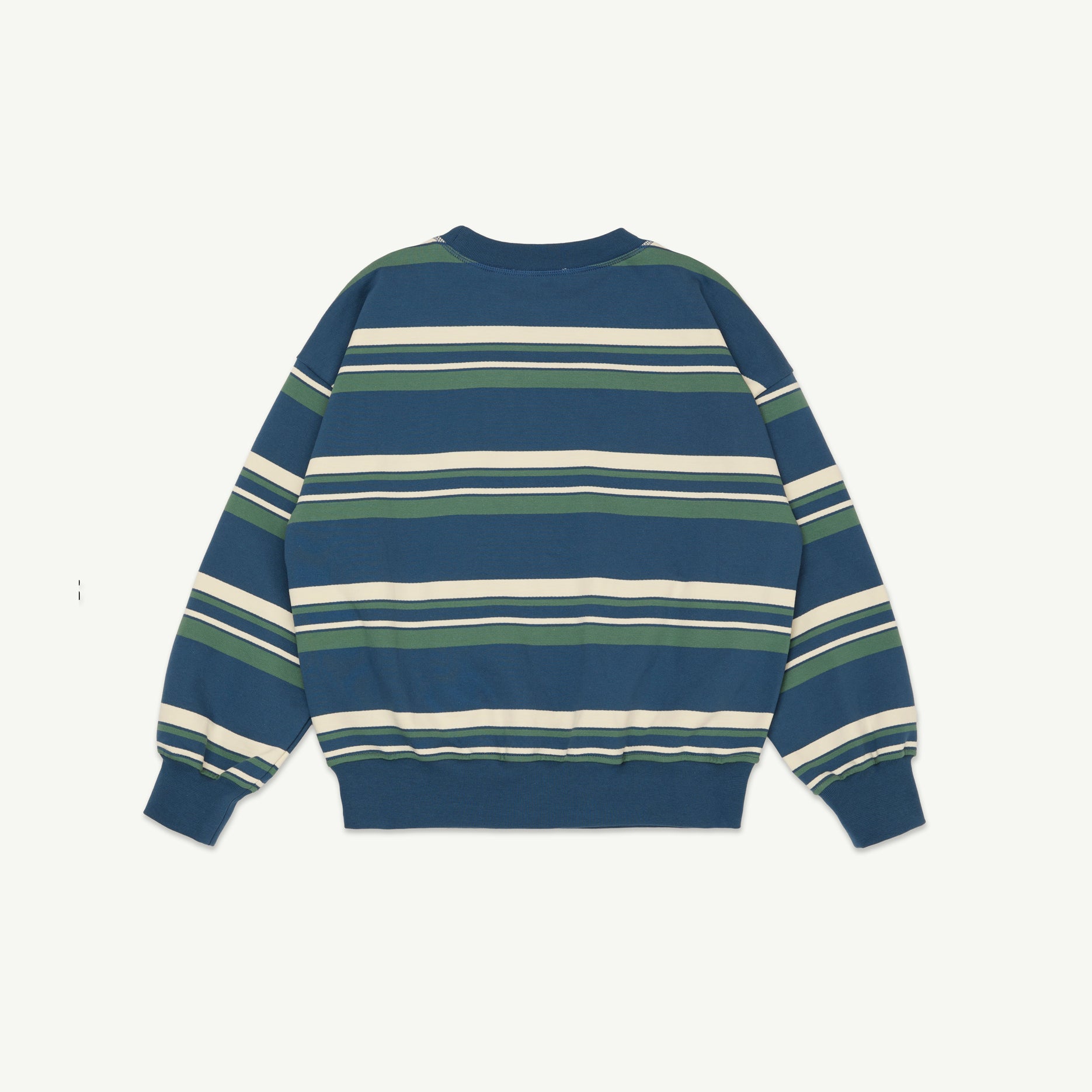 Boys & Girls Blue Stripes Cotton Sweatshirt