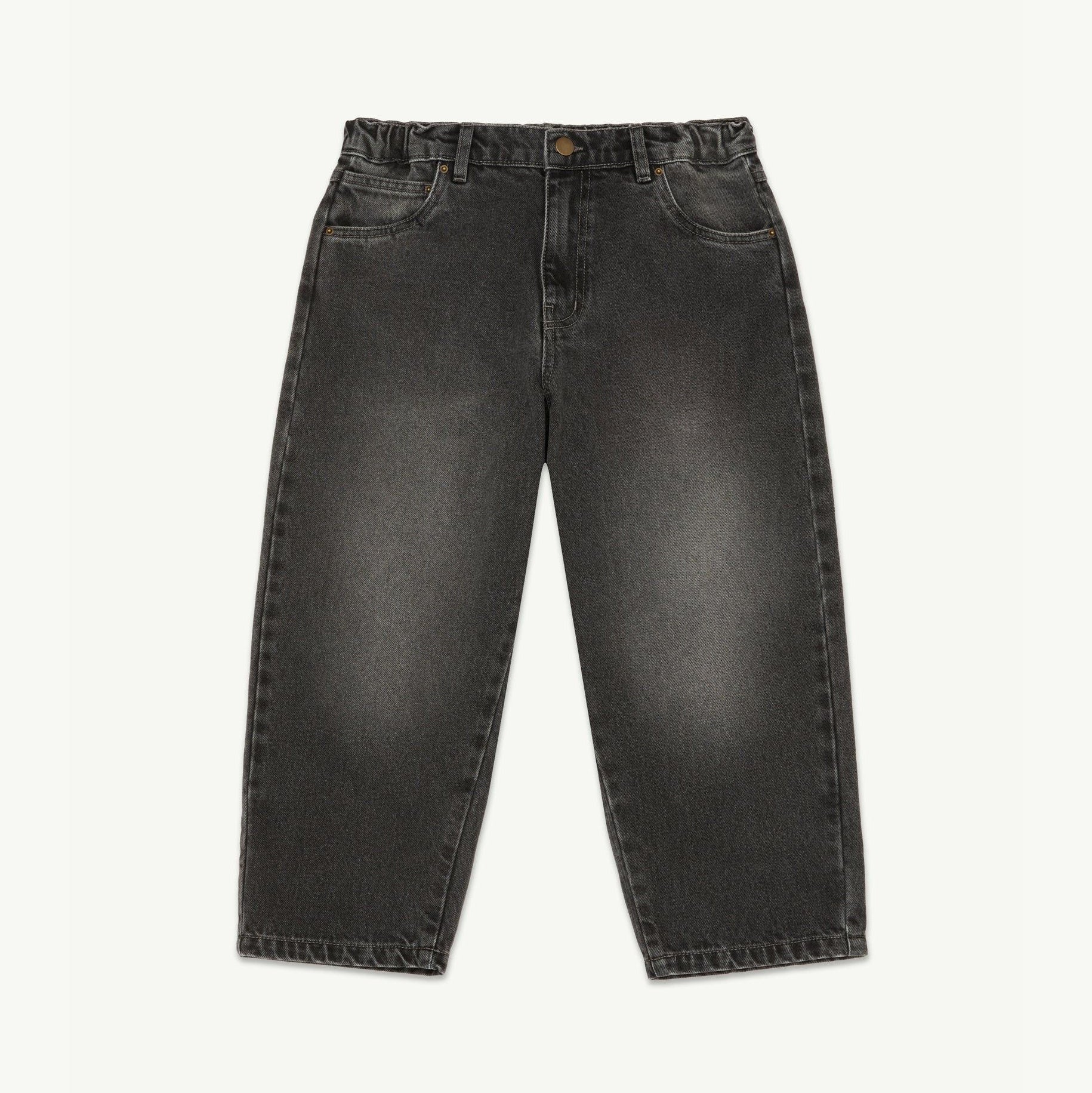 Boys & Girls Black Denim Trousers