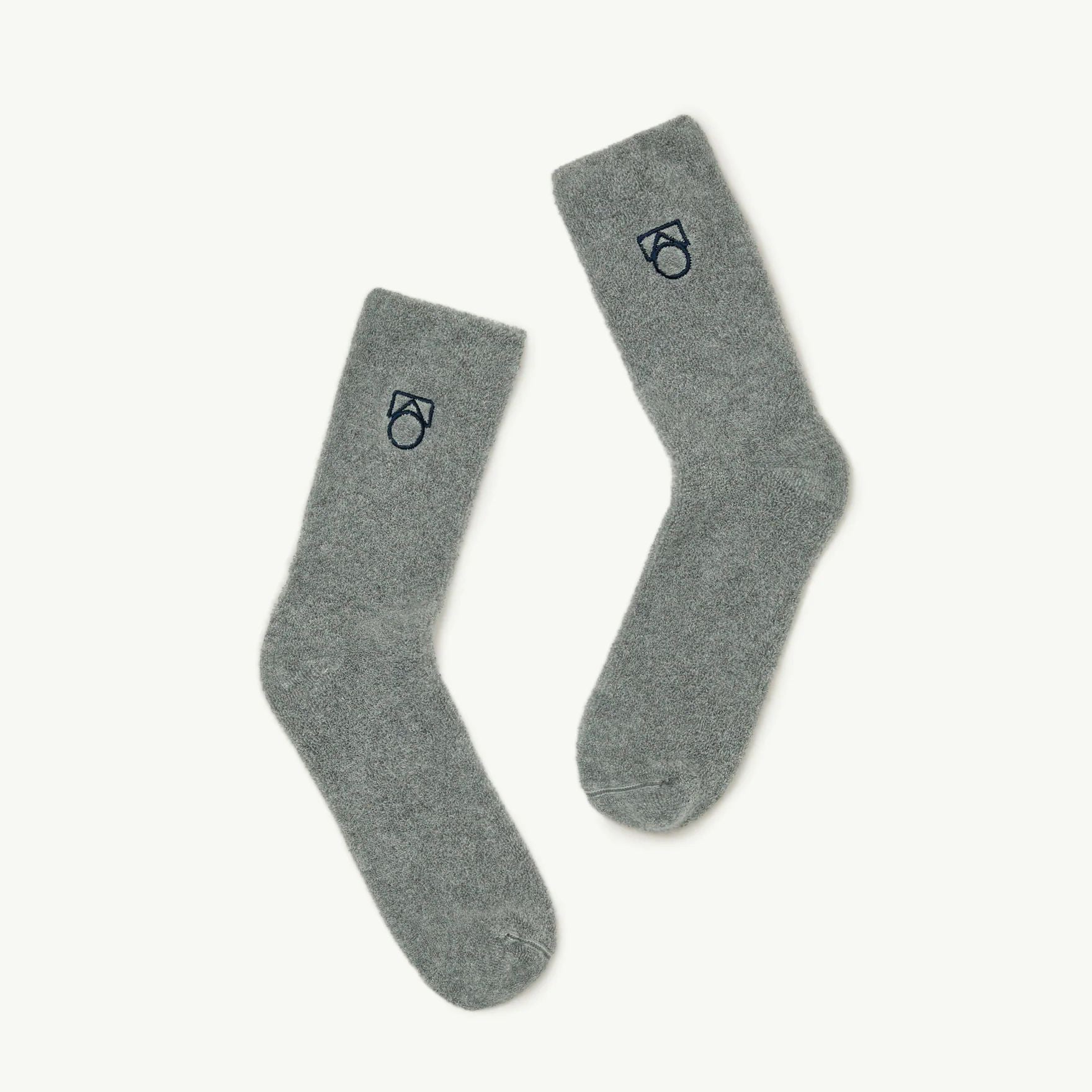 Boys & Girls Grey Terry Socks