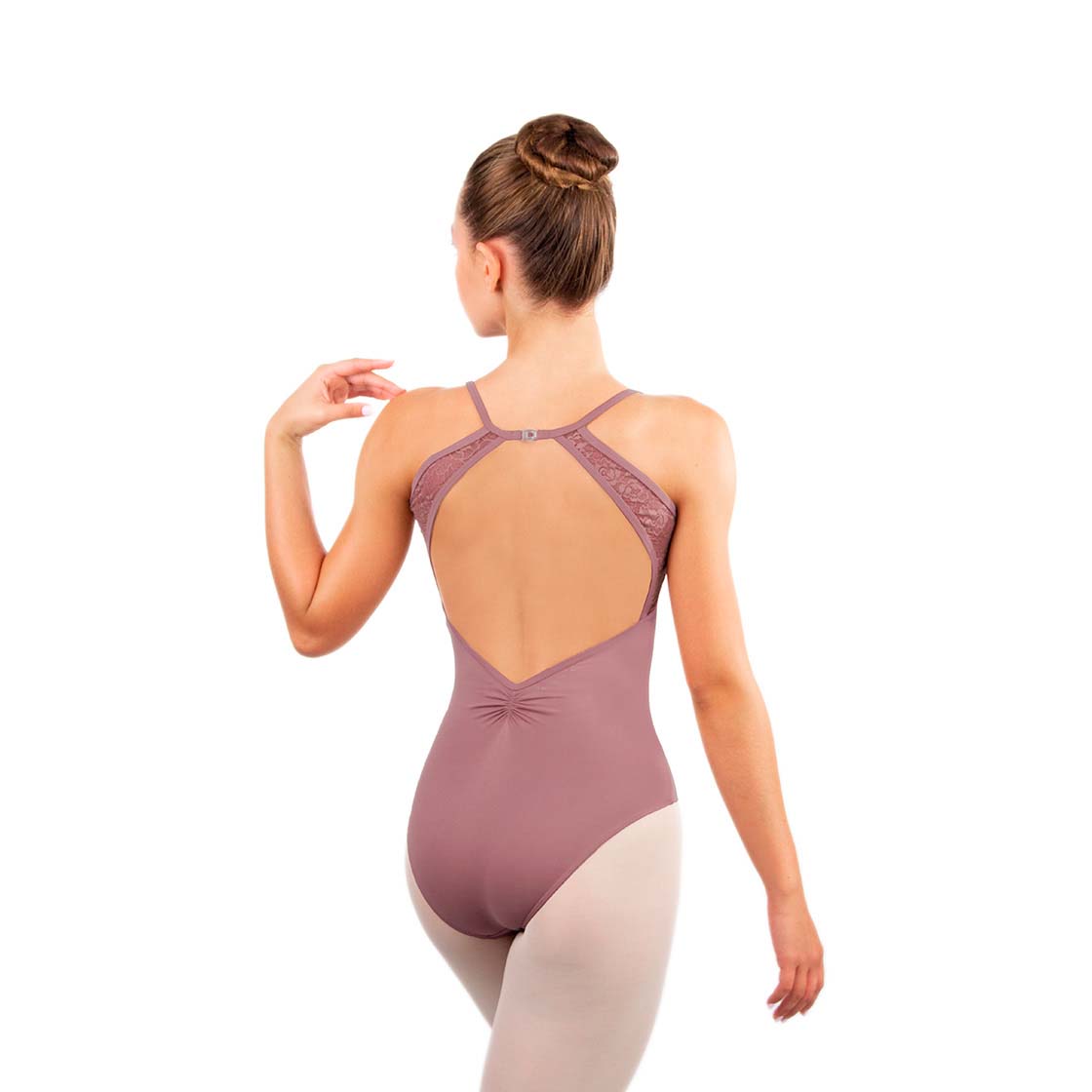 Women Dark Pink Ballet Onesies(Amari/105 Wildrose)