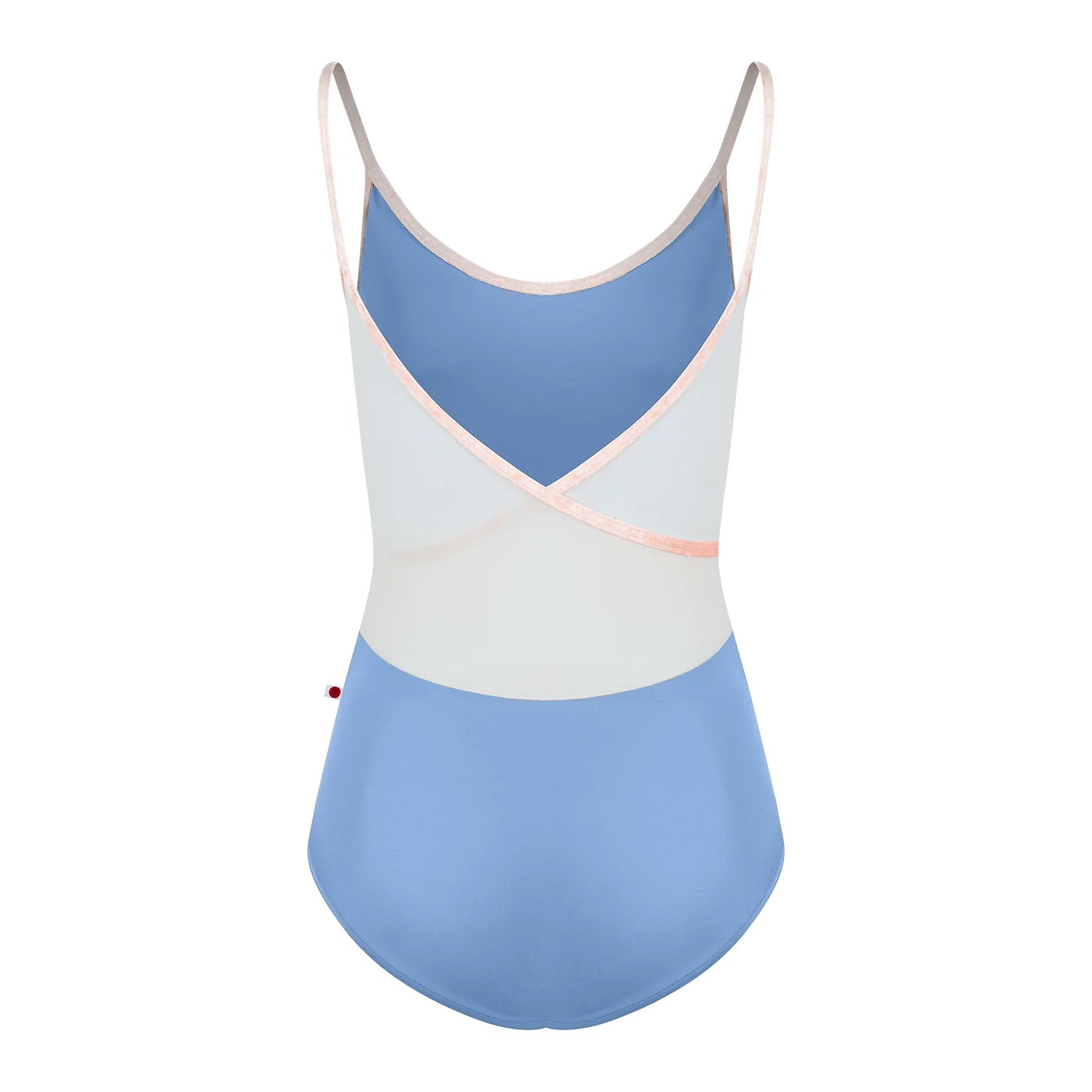 Collants de danse une pièce pour femme "Fiona/T-Paradise/Mesh Blush/CV-Misty Rose" bleu