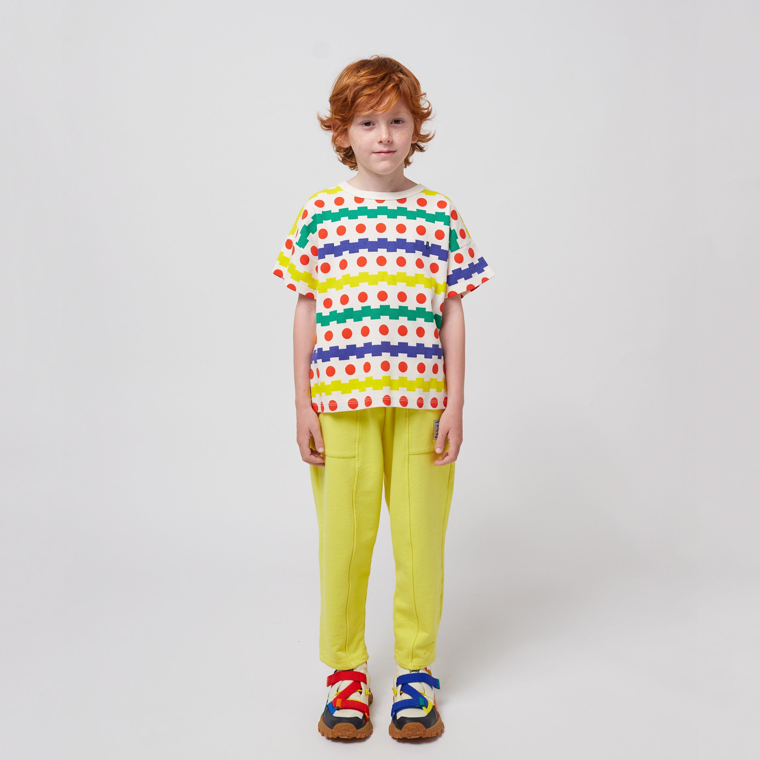 Boys & Girls Colorful Embroidery Logo T-Shirt