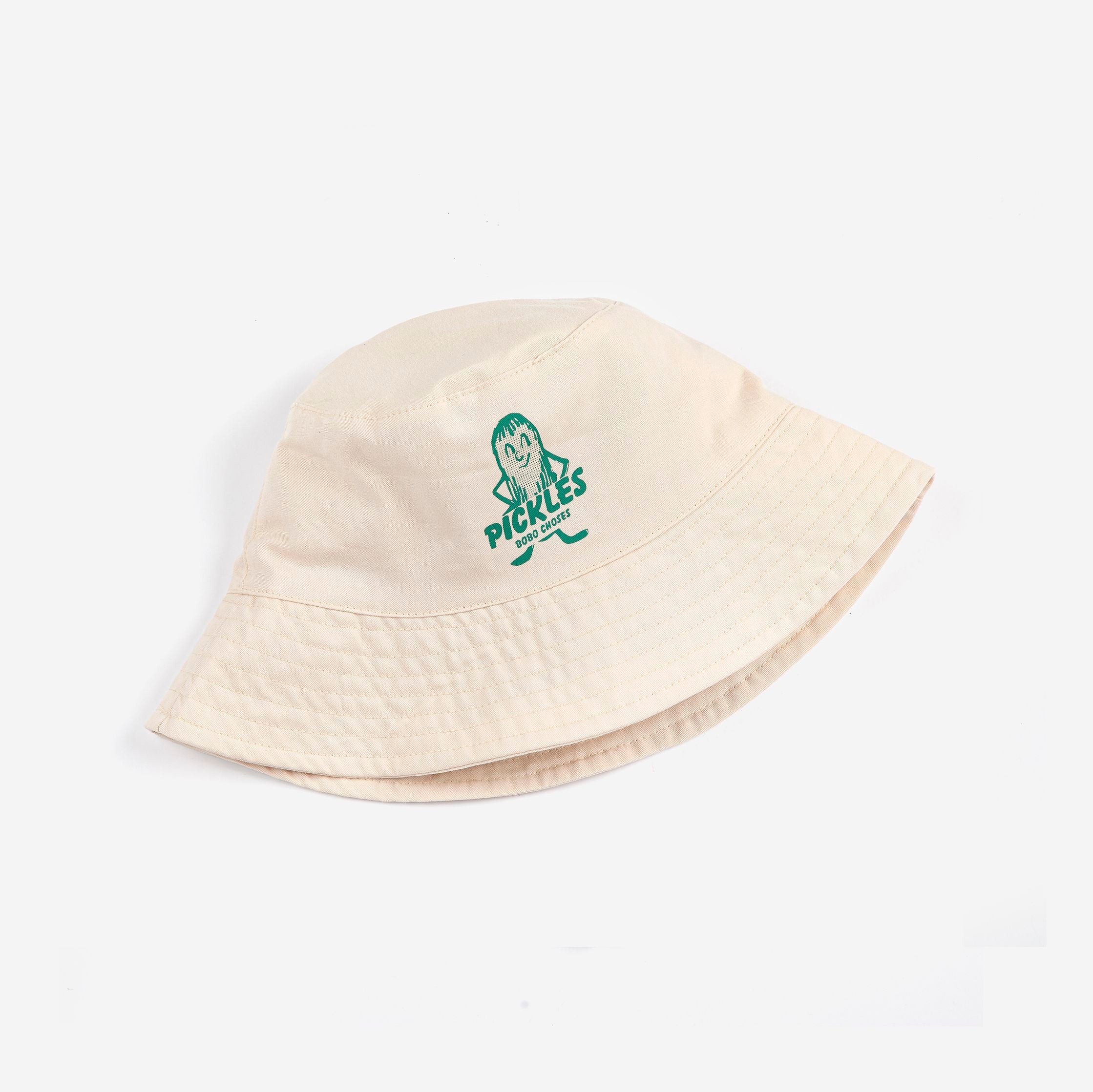 Boys & Girls White Logo Reversible Bucket Hat