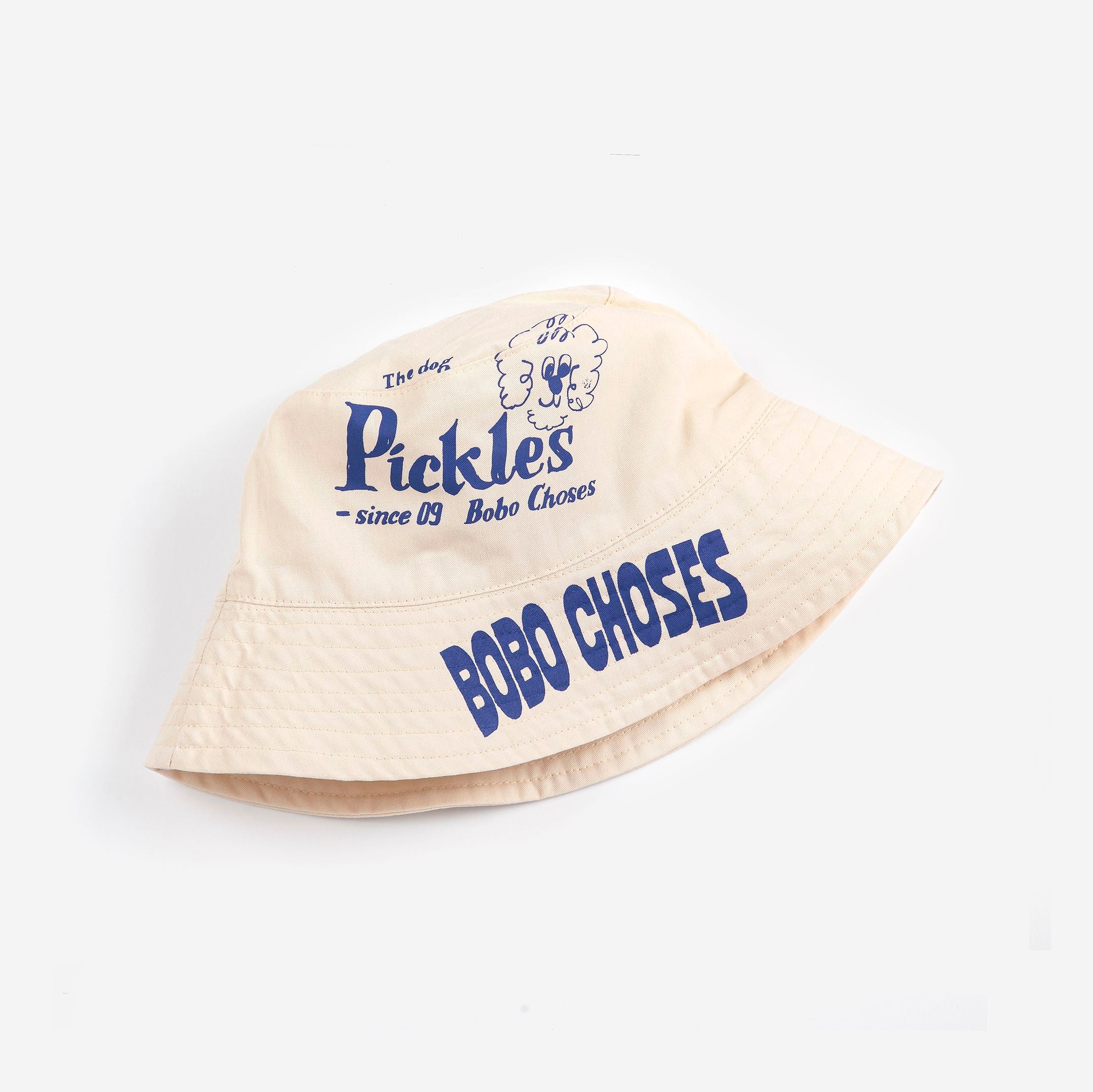 Boys & Girls White Logo Reversible Bucket Hat