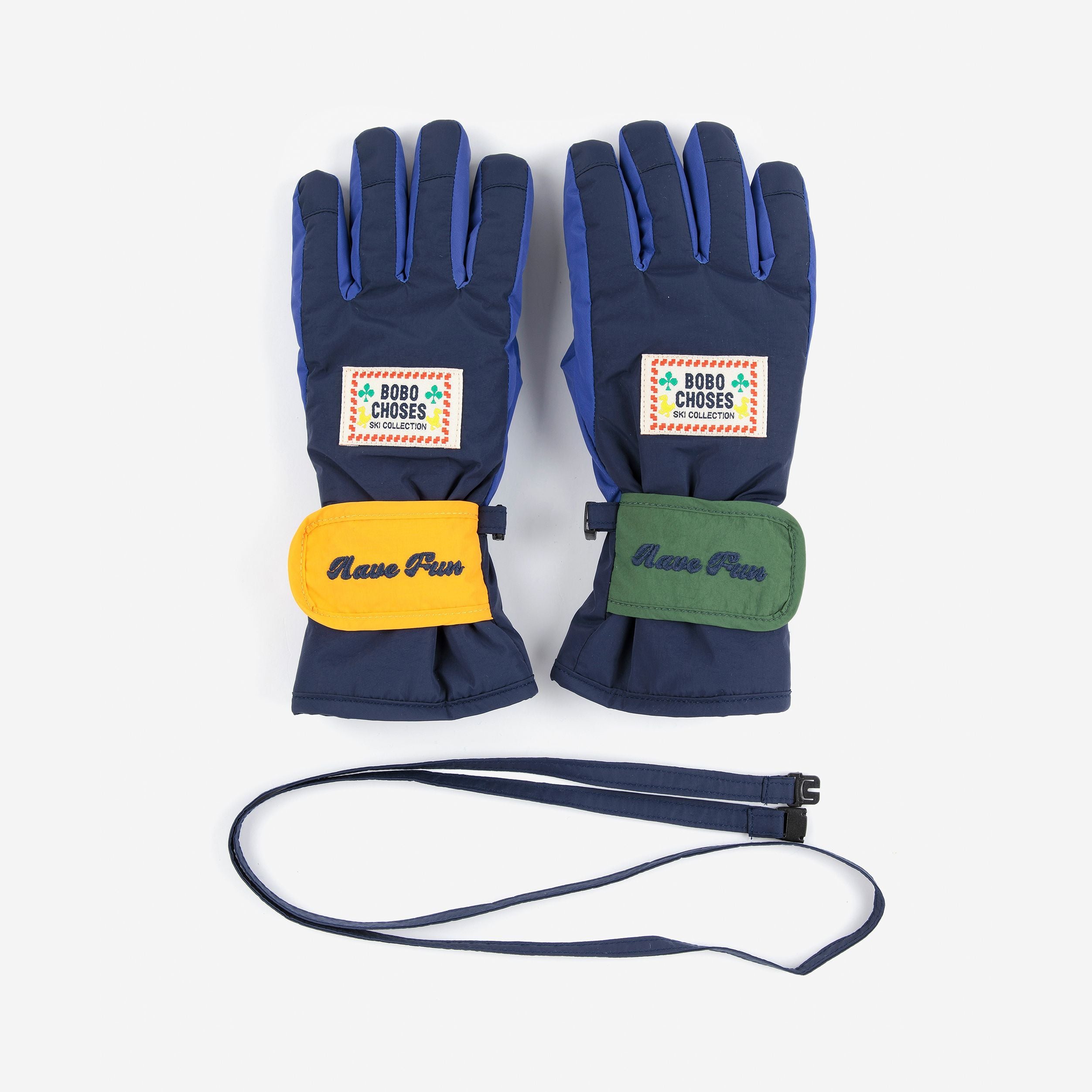 Boys Blue Ski Gloves