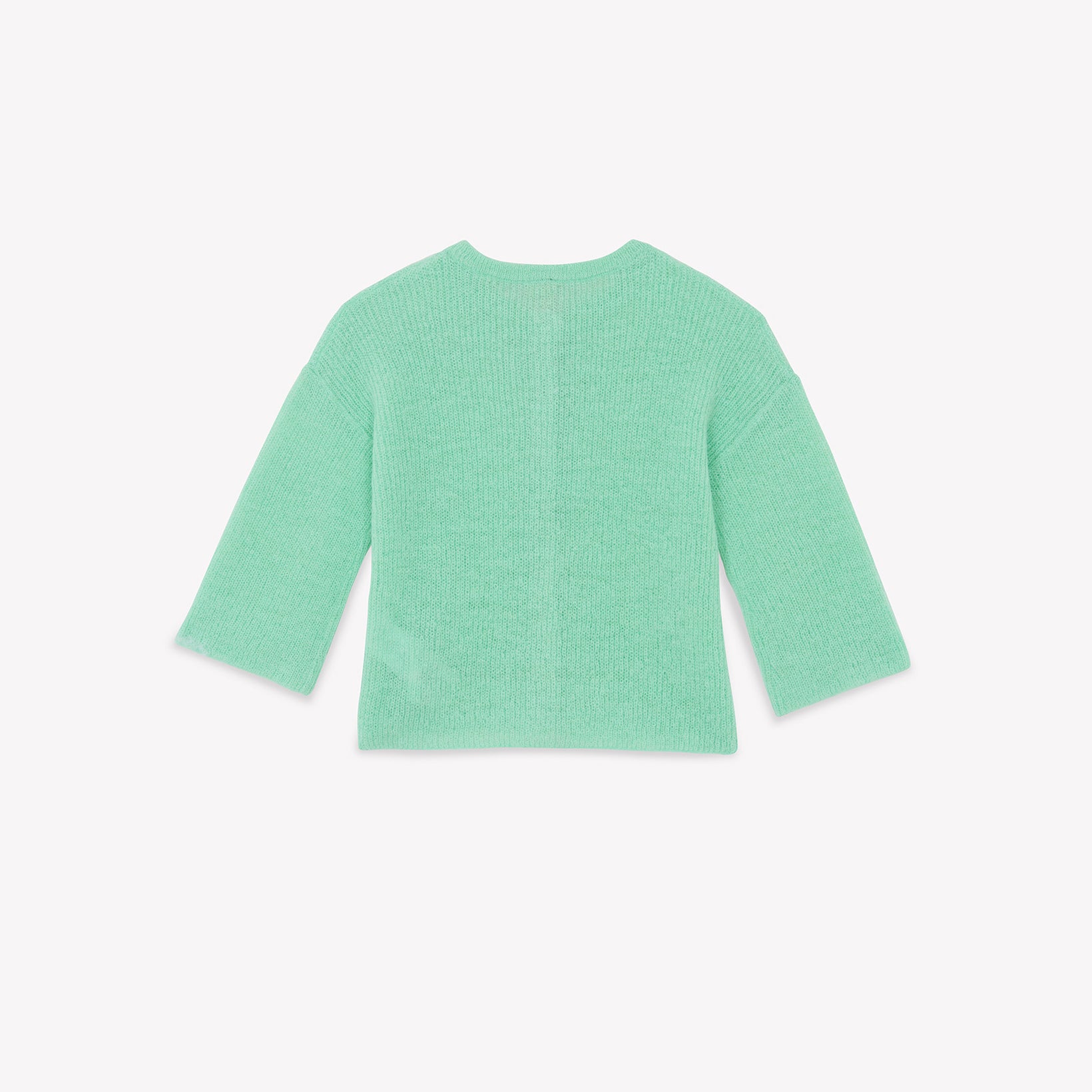 Girls Mint Green Knit Cardigan
