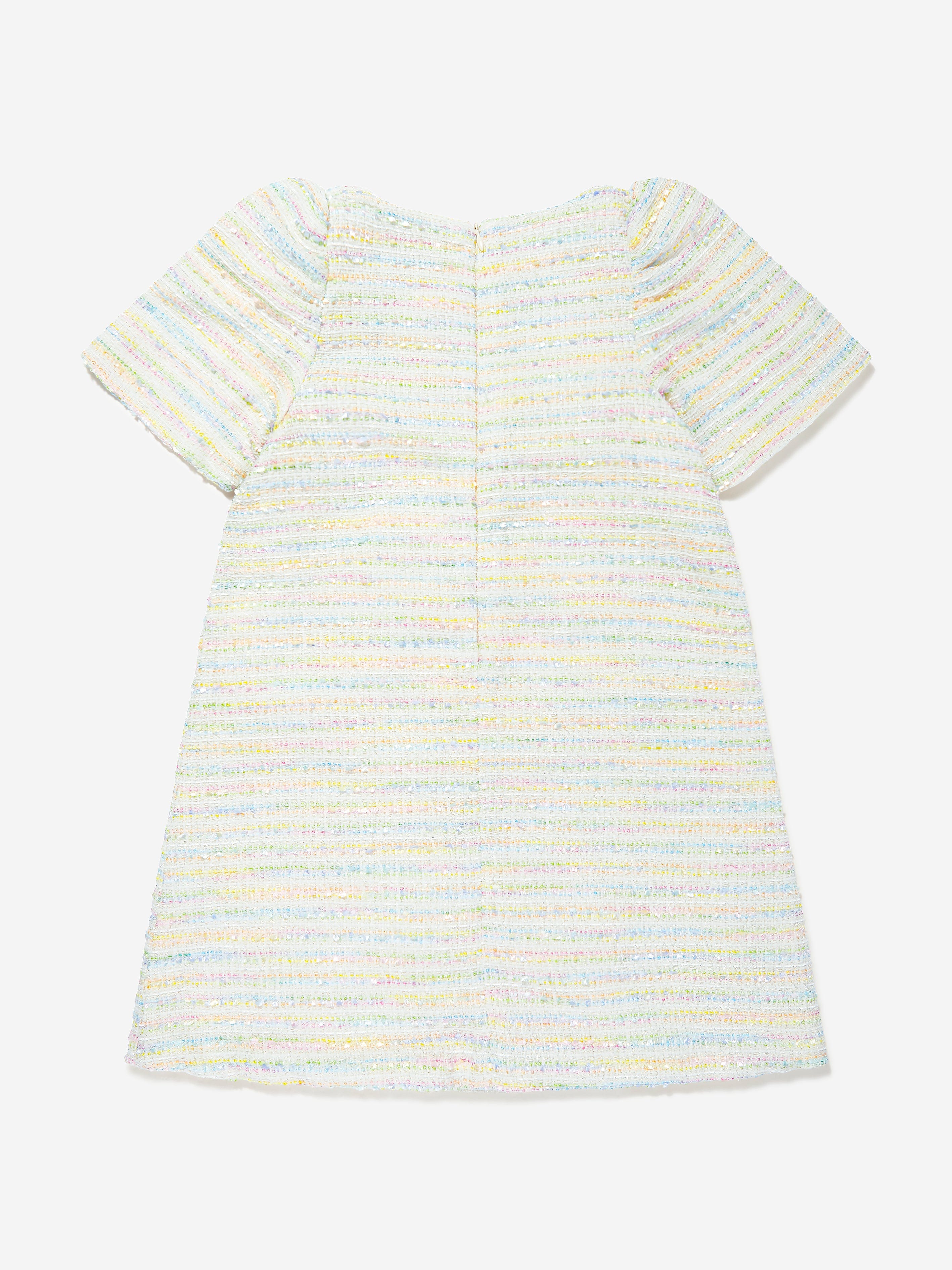 BCBG Girls Tweed Dress in Blue