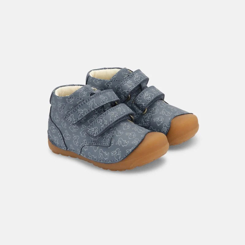 Baby Boys & Girls Grey "Petit Strap" Shoes
