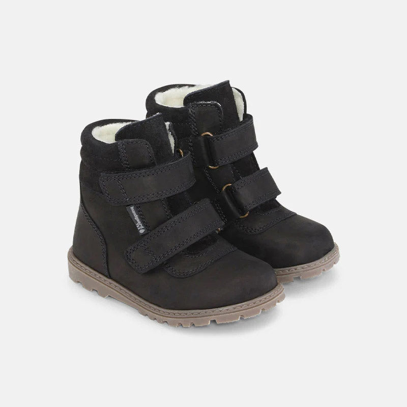 Boys & Girls Black "Tokker TEX" Shoes