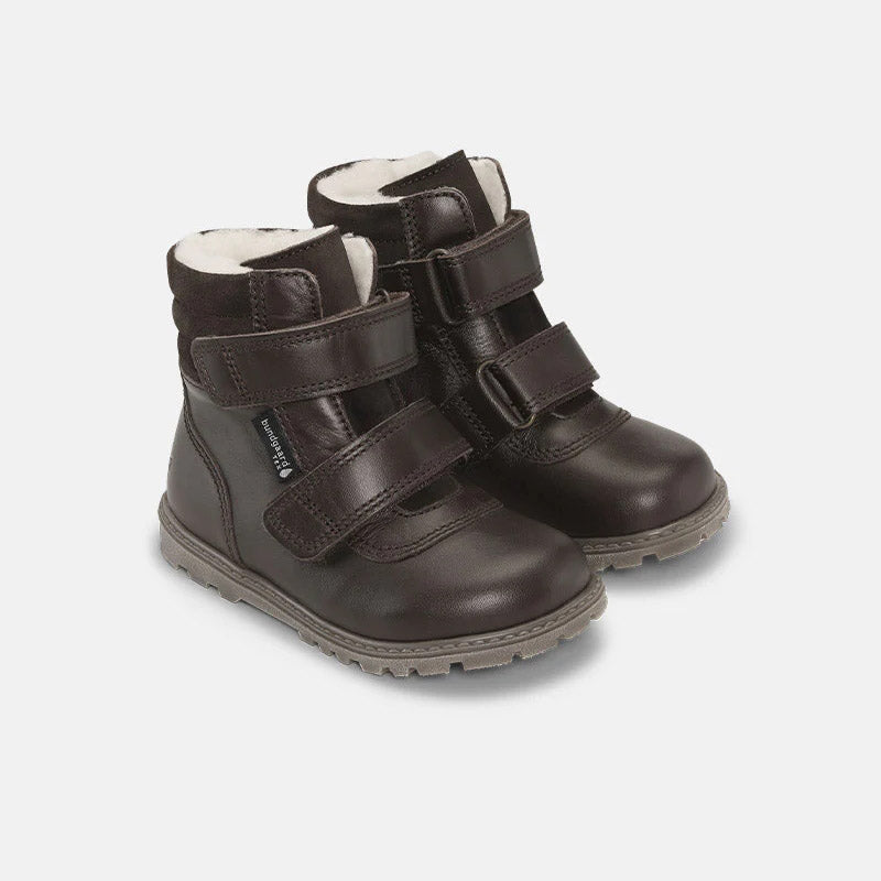 Boys & Girls Dark Brown "Tokker TEX" Shoes