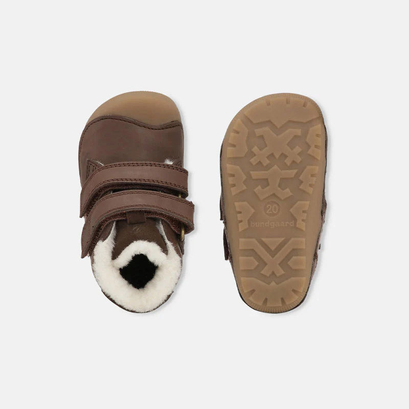 Baby Boys & Girls Dark Brown "Petit Mid Winter Strap" Shoes