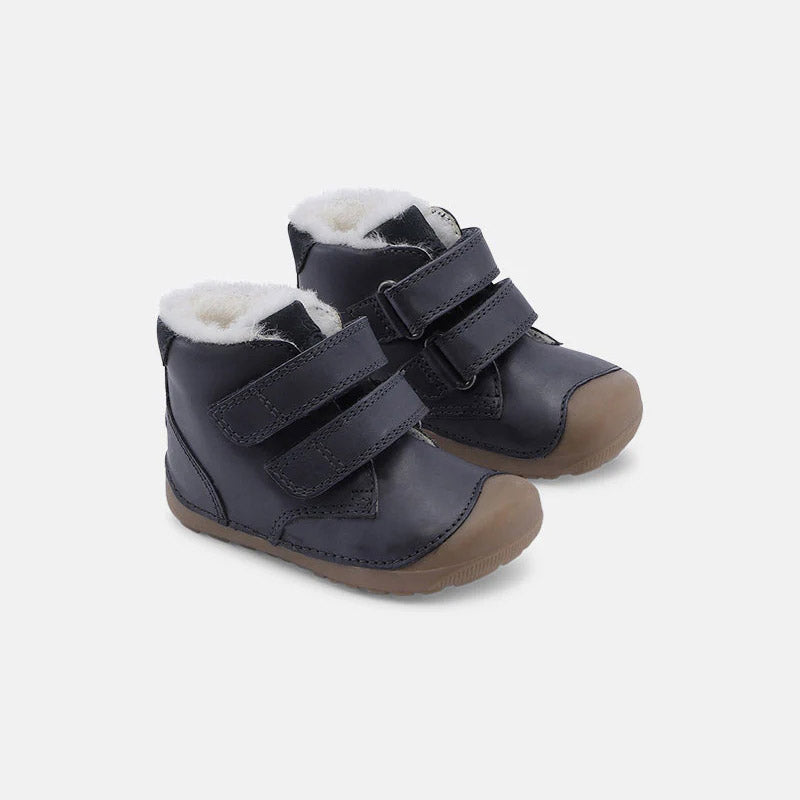 Baby Boys & Girls Dark Blue "Petit Mid Winter Strap" Shoes