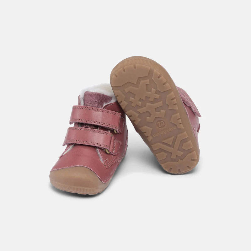 Baby Boys & Girls Wine Red "Petit Mid Winter Strap" Shoes