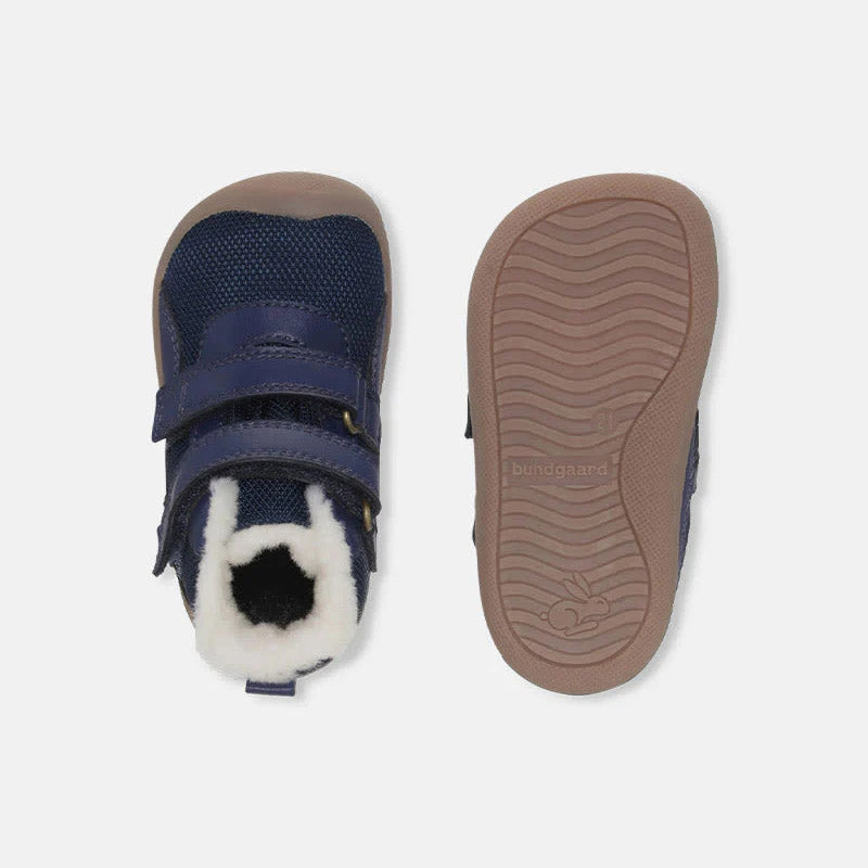 Baby Boys & Girls Dark Blue "Walk Winter Baby TEX" Shoes