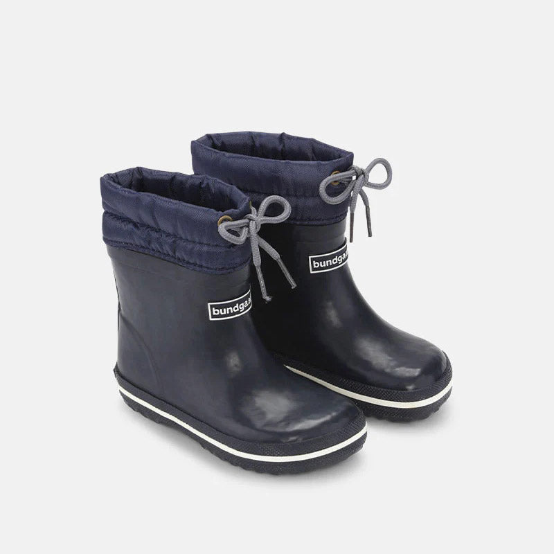 Boys & Girls Dark Blue "Cirro Low Warm" Rain Shoes