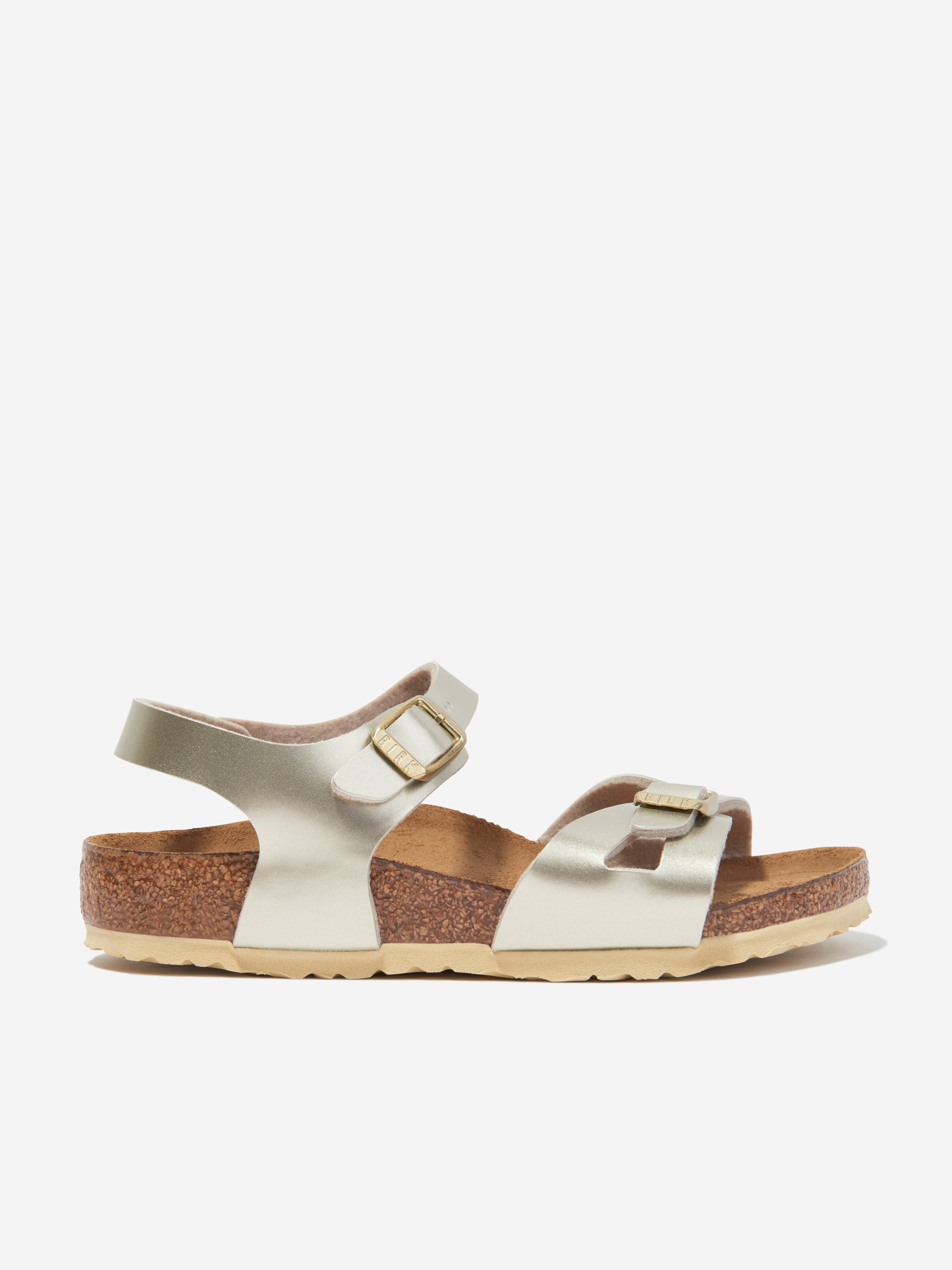 Girls Rio Classic Metallic Sandals in Gold