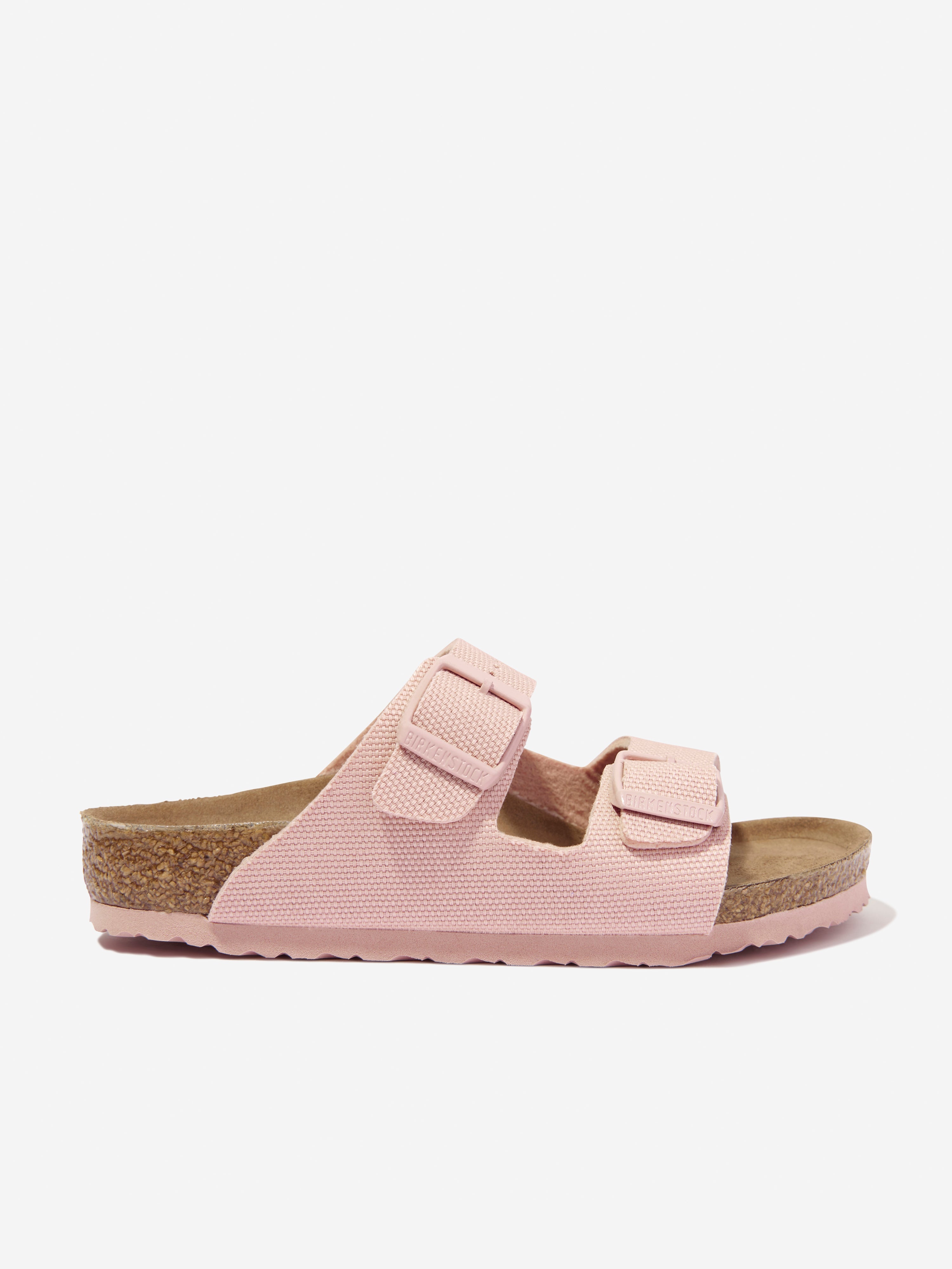 Girls Arizona TEX Canvas Sandals in Pink