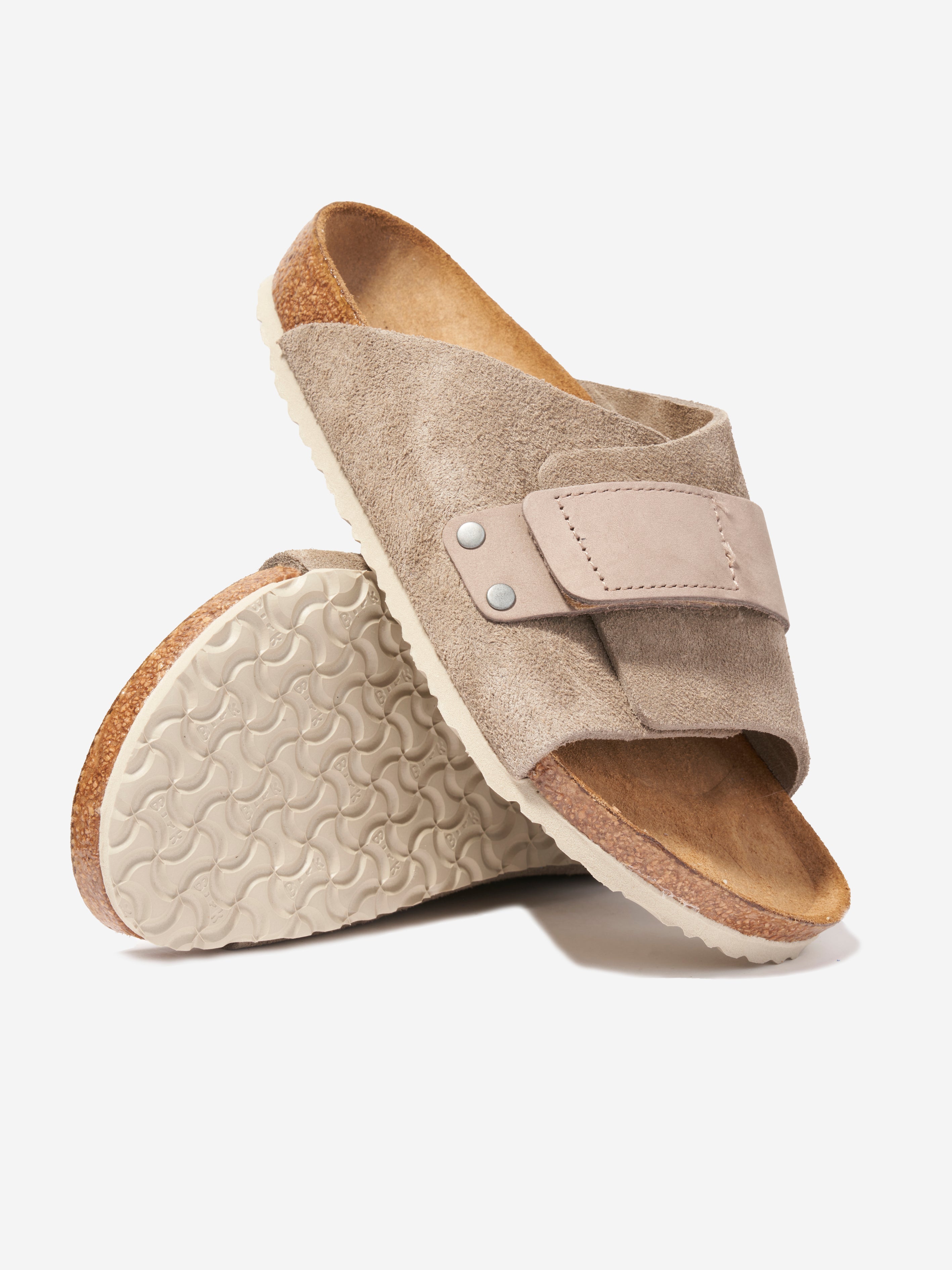 Kids Kyoto Sandals in Taupe