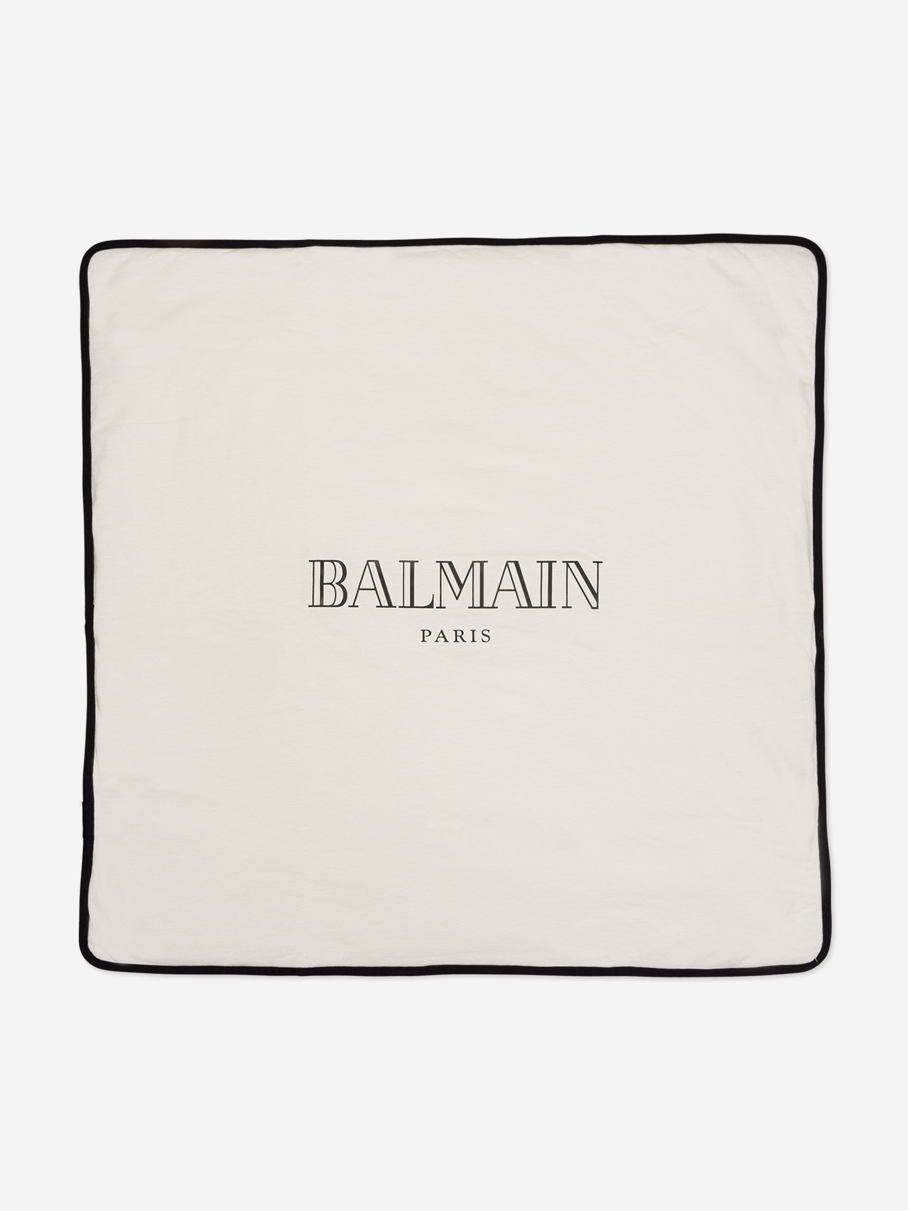 Balmain Baby Logo Gift Set in Ivory