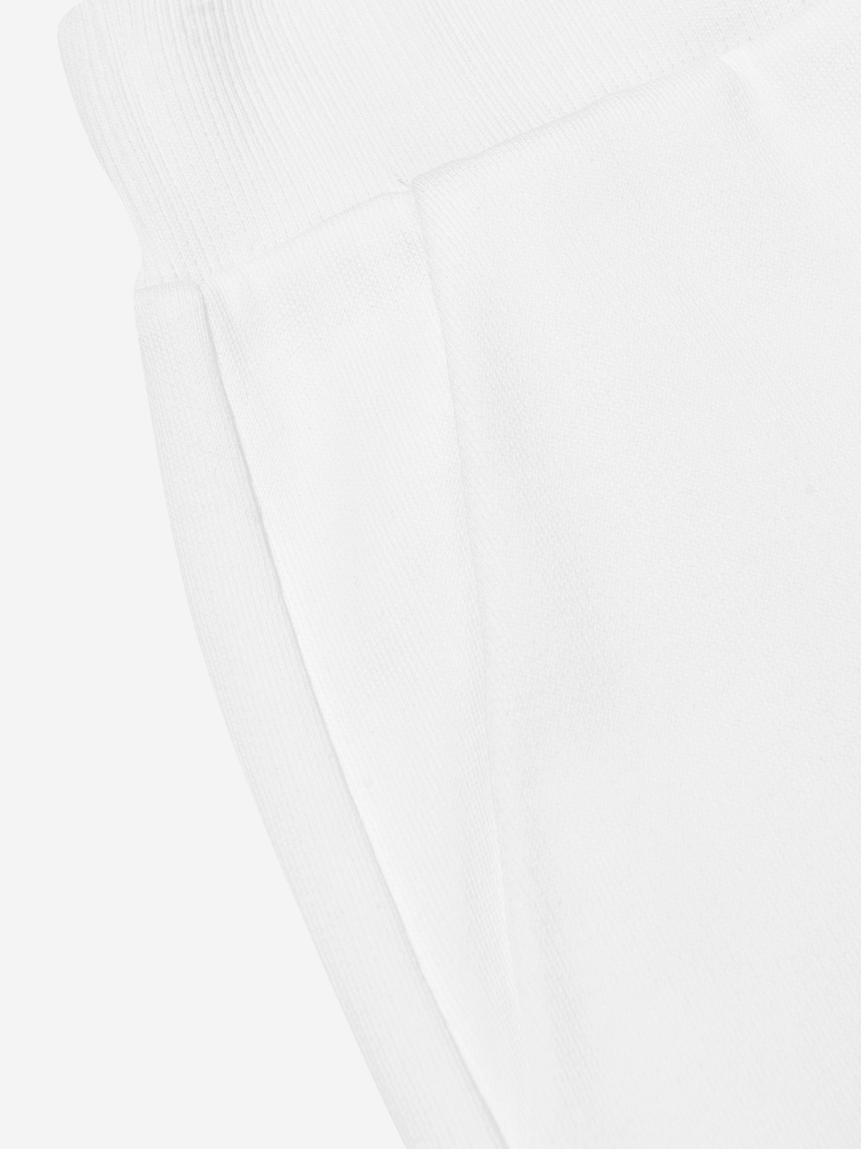 Balmain Kids Logo Jersey Shorts in White