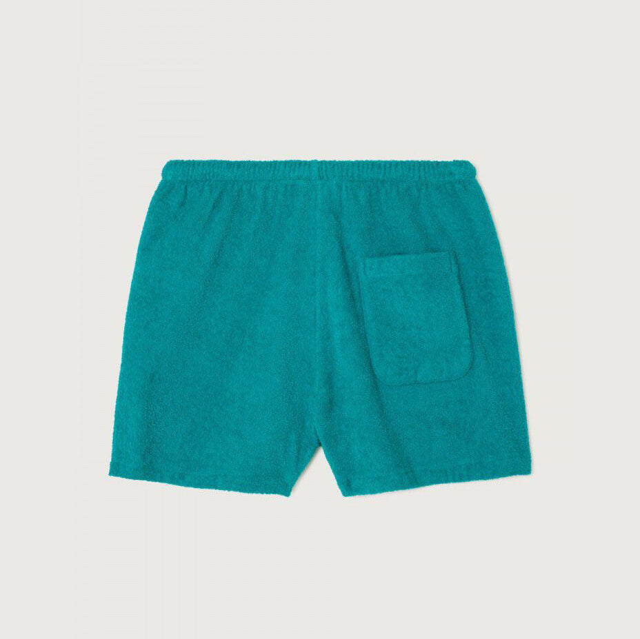 Women Green Cotton Shorts