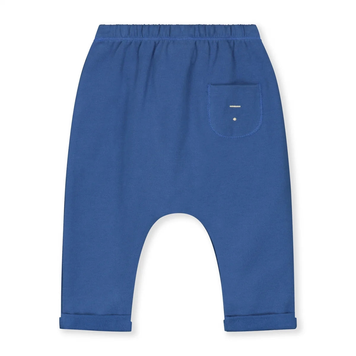 Baby Boys & Girls Blue Cotton Trousers