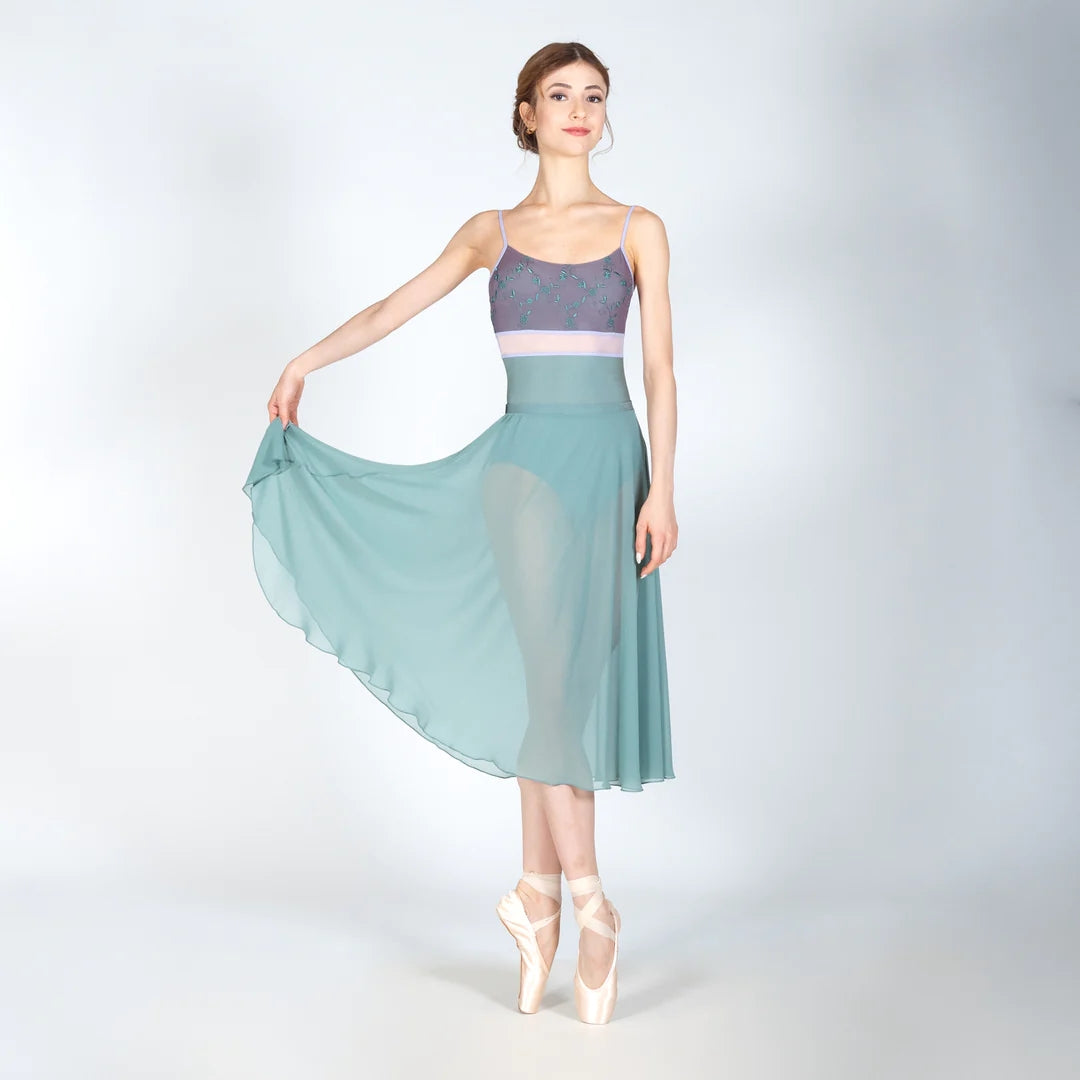 Women Green Embroidered Ballet Onesies