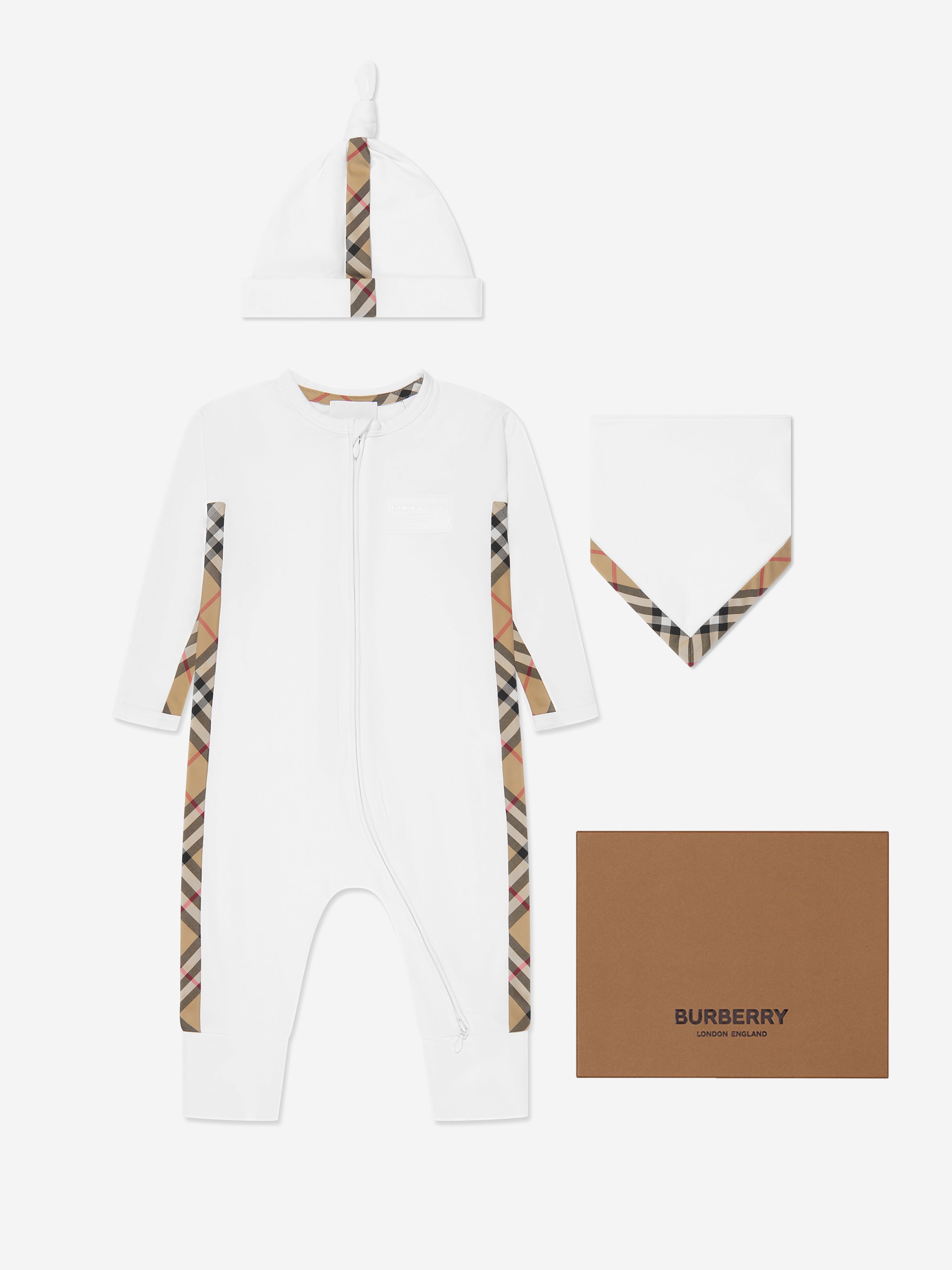 Baby Claude Romper Gift Set in White