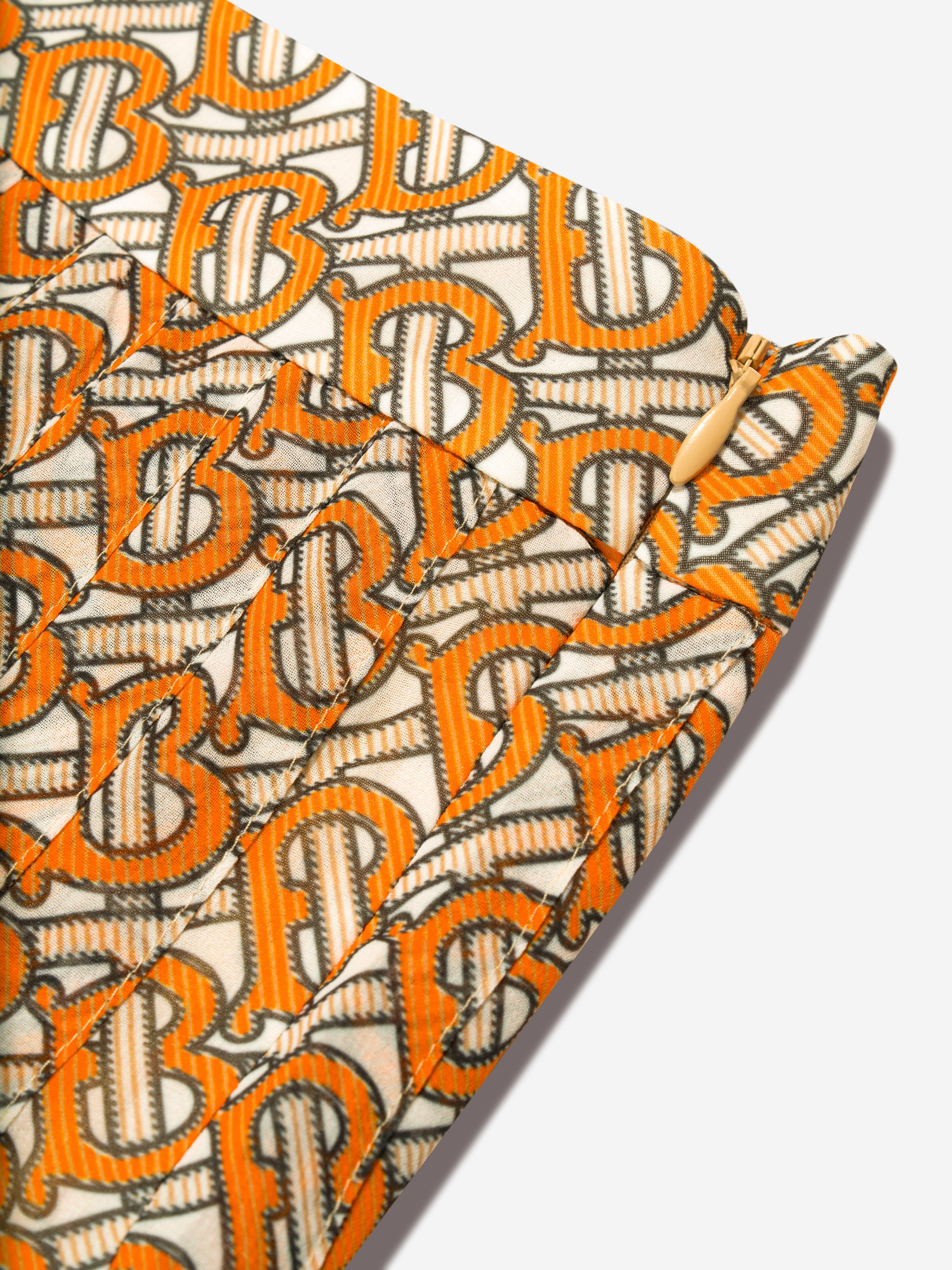 Girls Camila Monogram Skirt