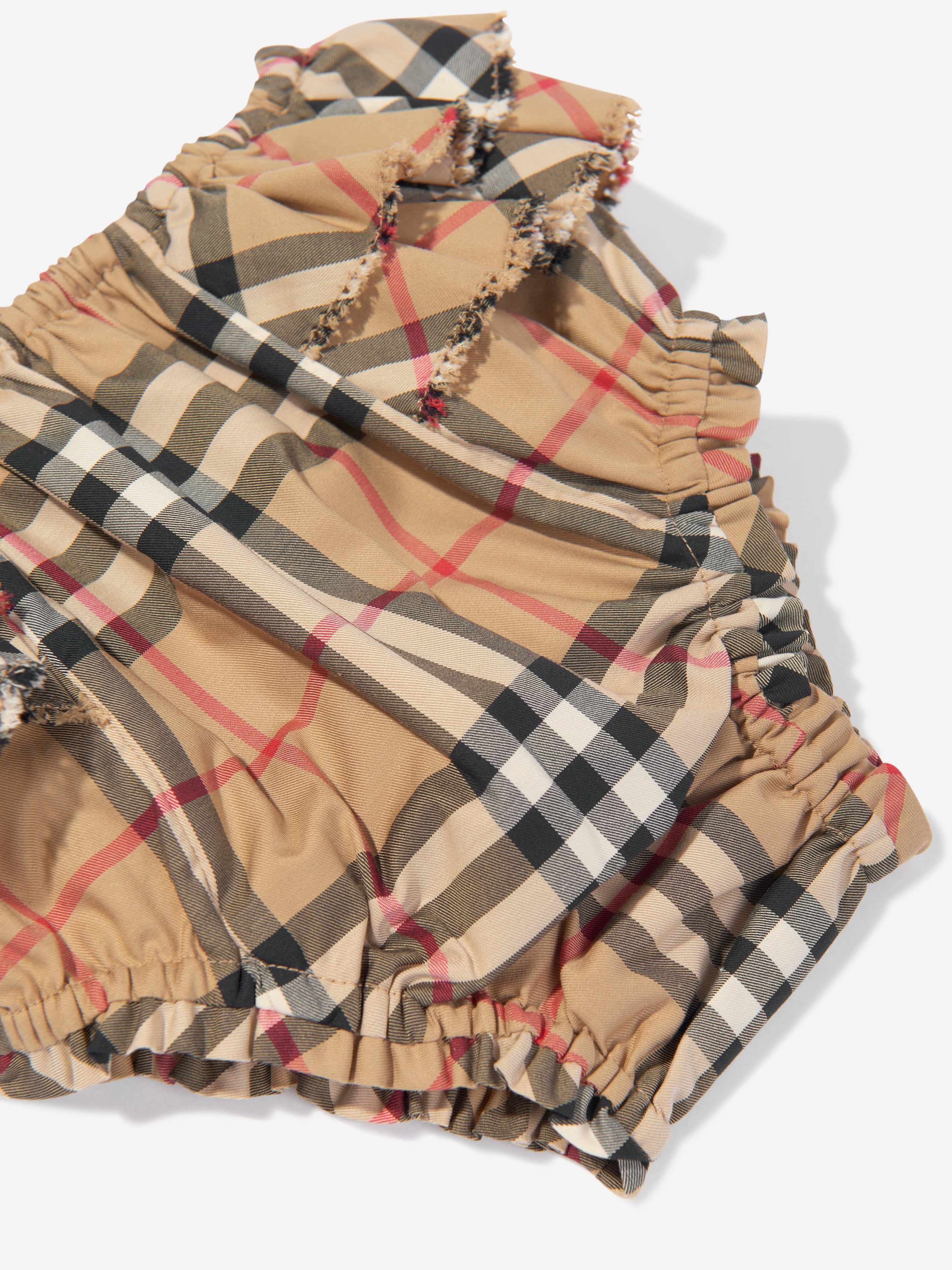 Baby Girls Archive Check Penelope Knickers in Beige