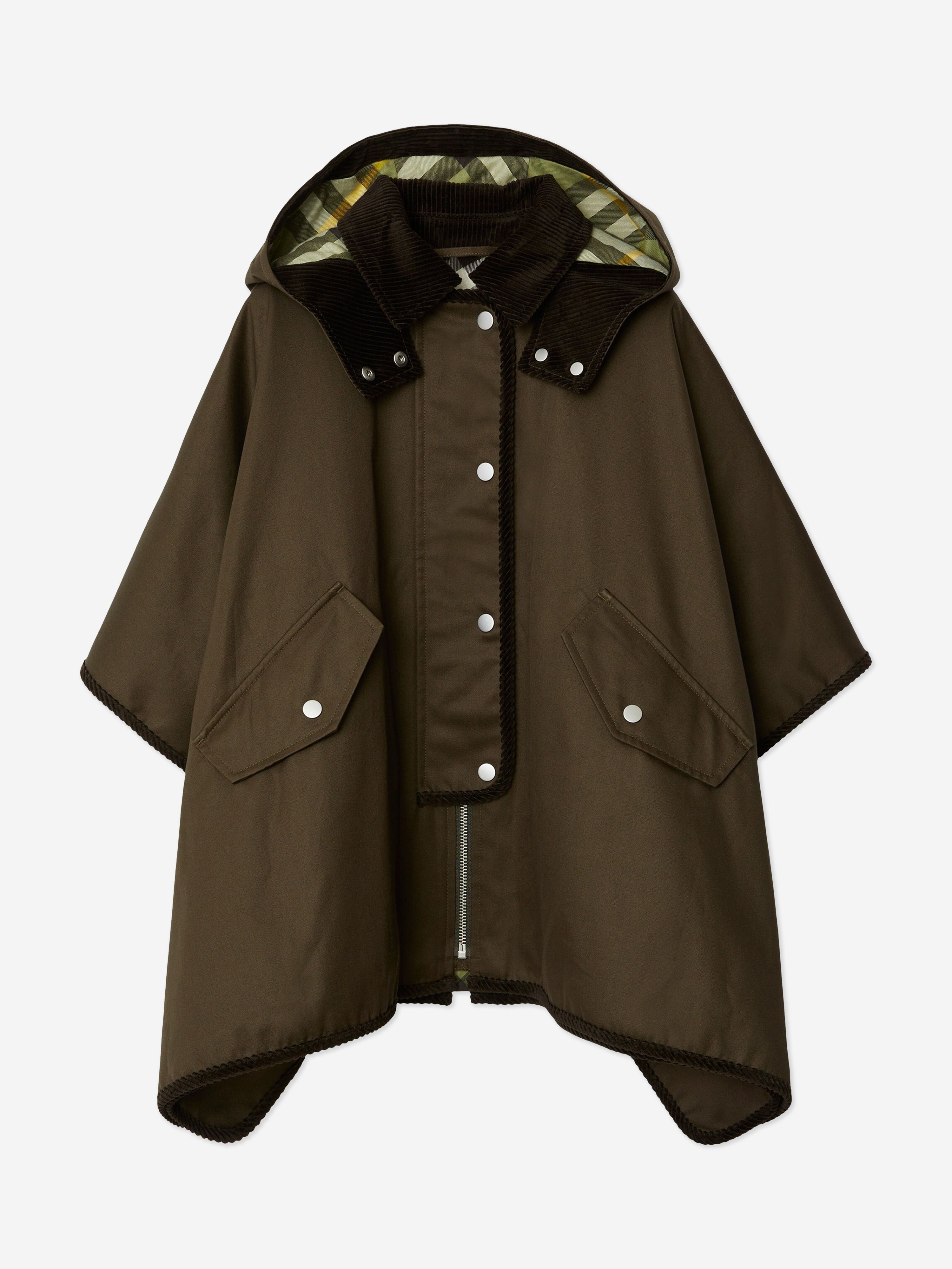 Girls Kristy Cape Jacket in Green