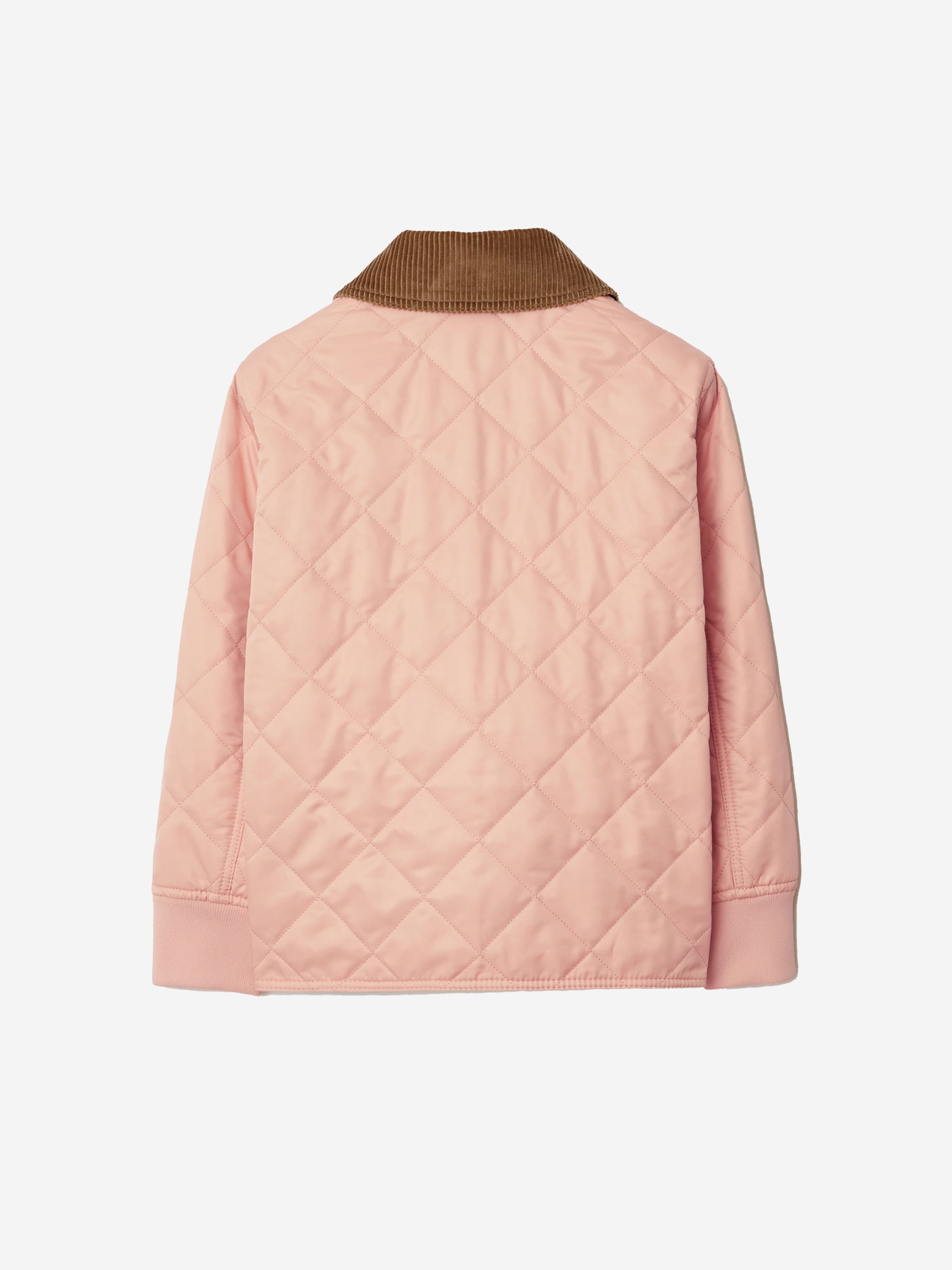 Girls Quilted Otis Jacket in Pink