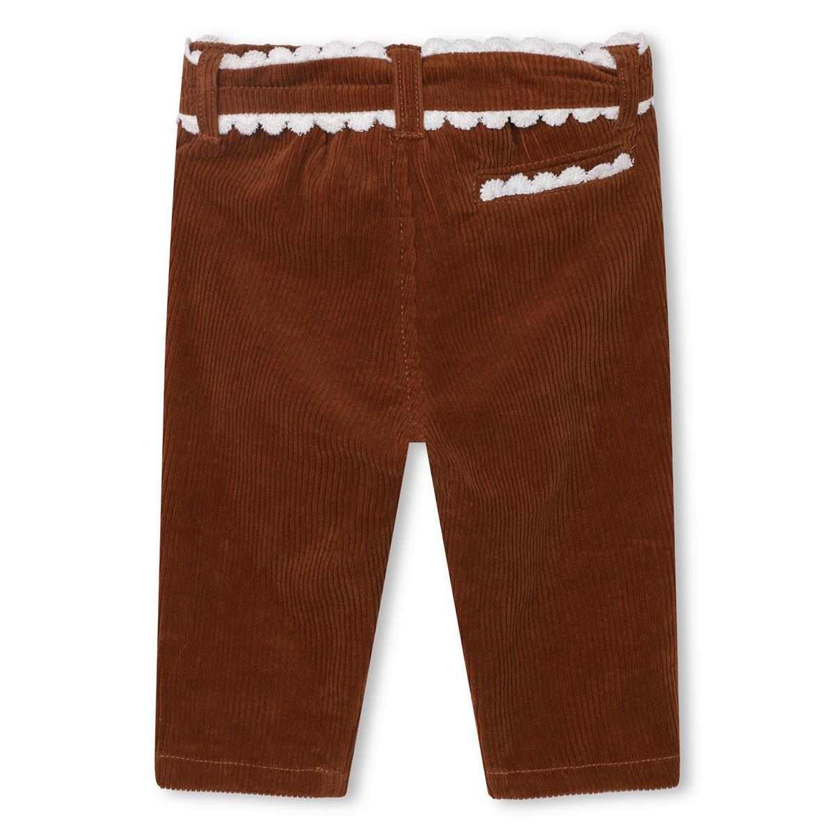 Baby Girls Brown Trousers