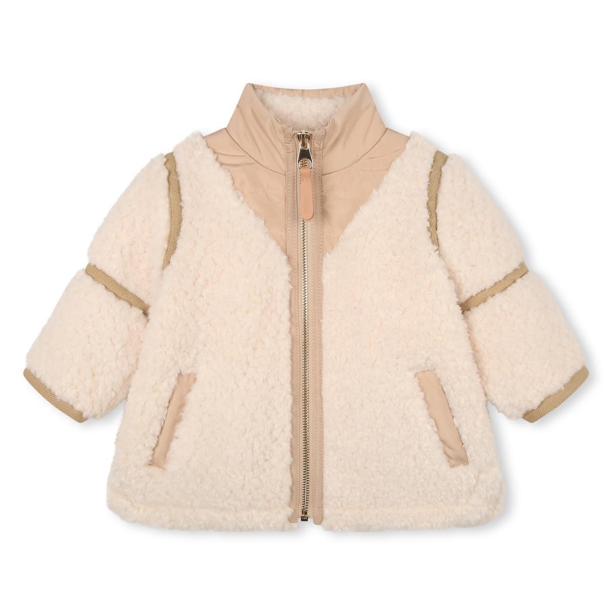 Baby Girls Beige Coat