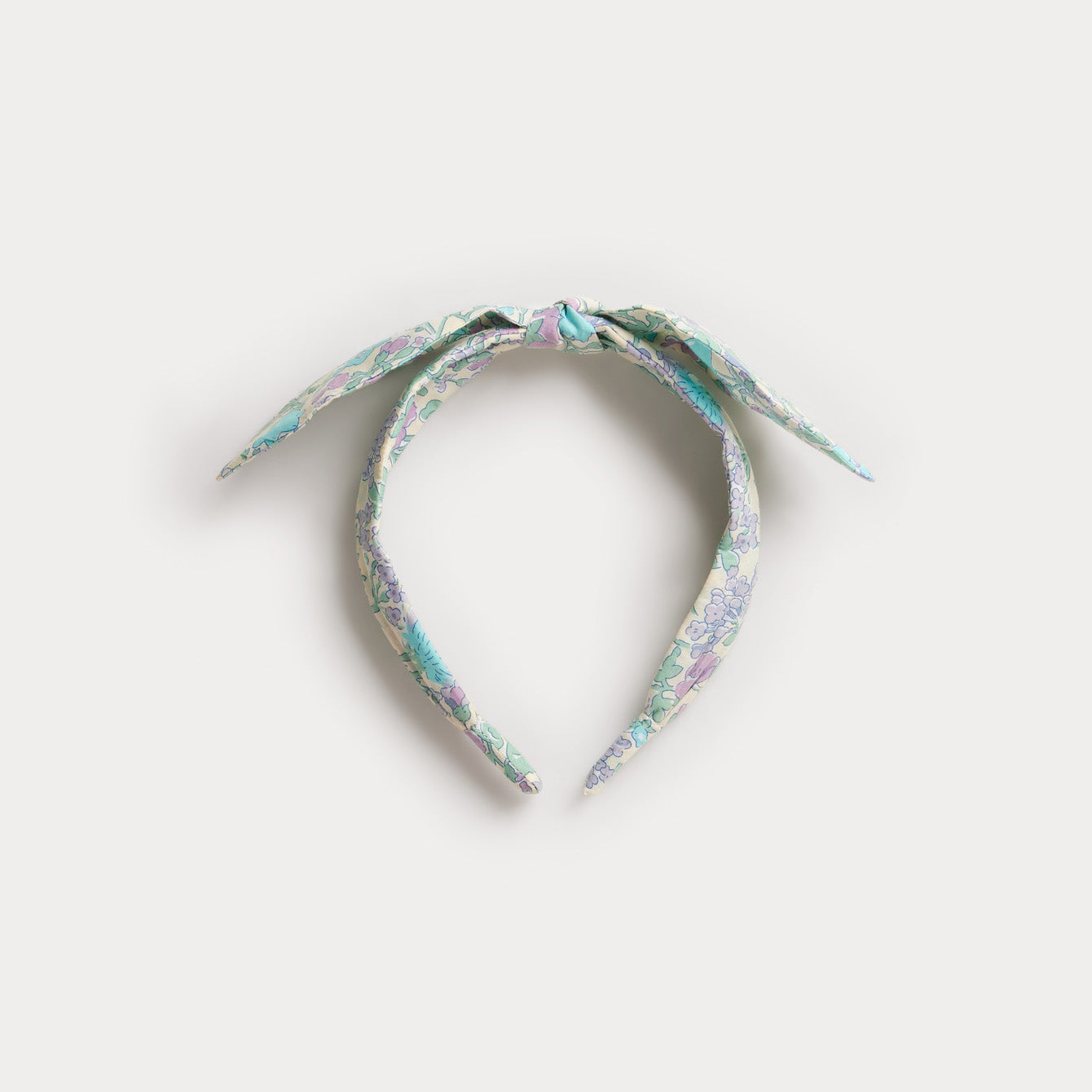 Girls Green Floral Headband