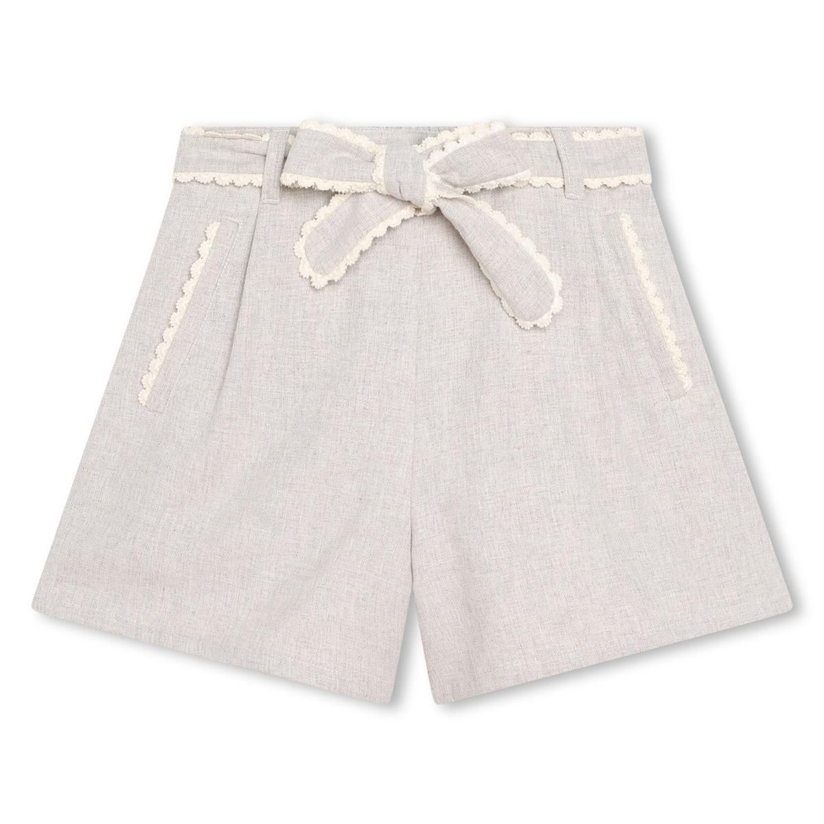 Girls Beige Shorts